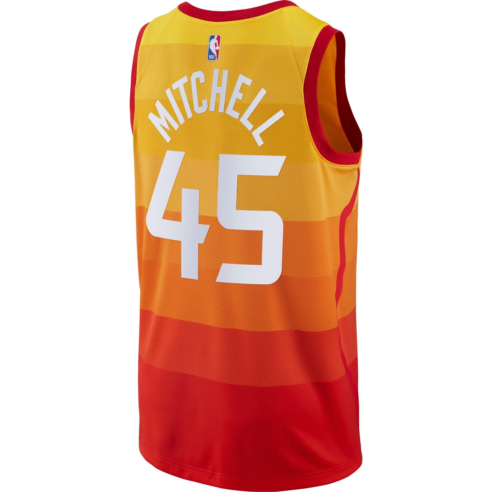 utah jazz red and orange jersey