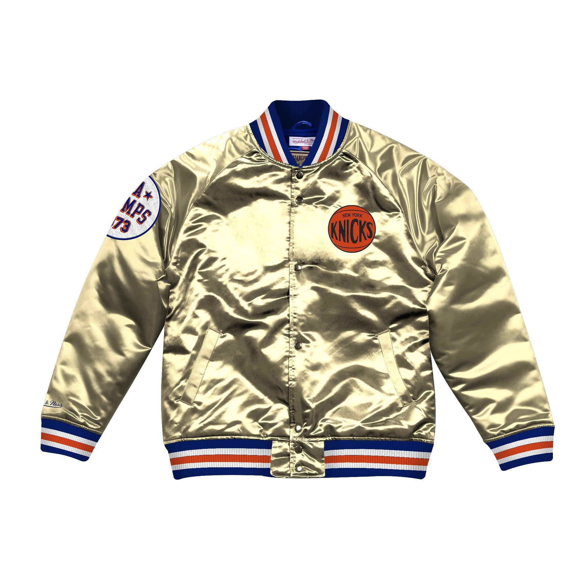 white new york knicks jacket