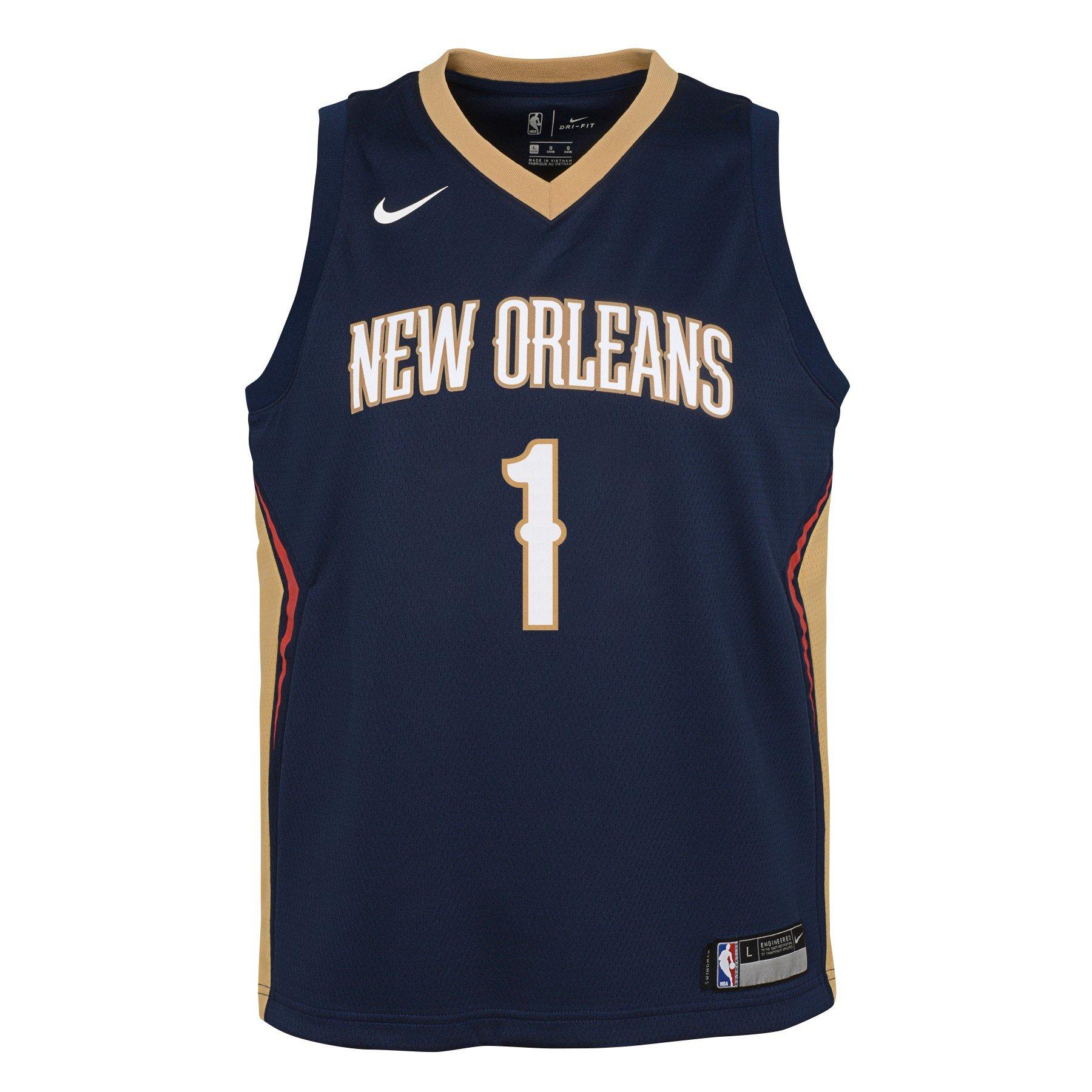 zion williams pelicans jersey