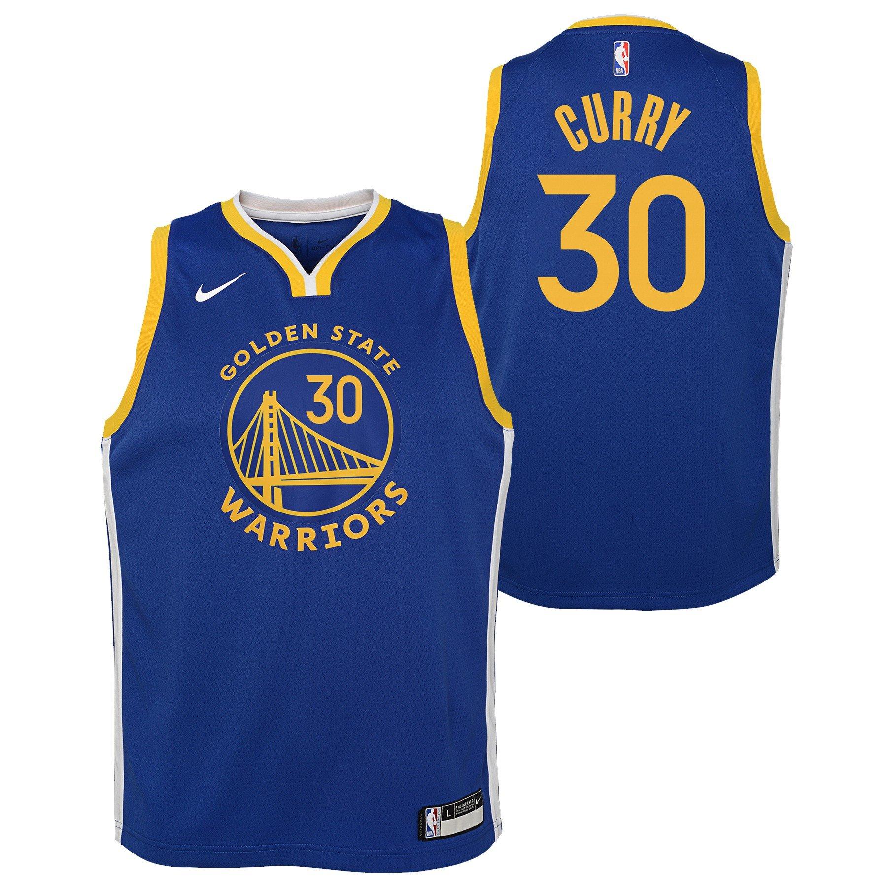 stephen curry jersey youth nike