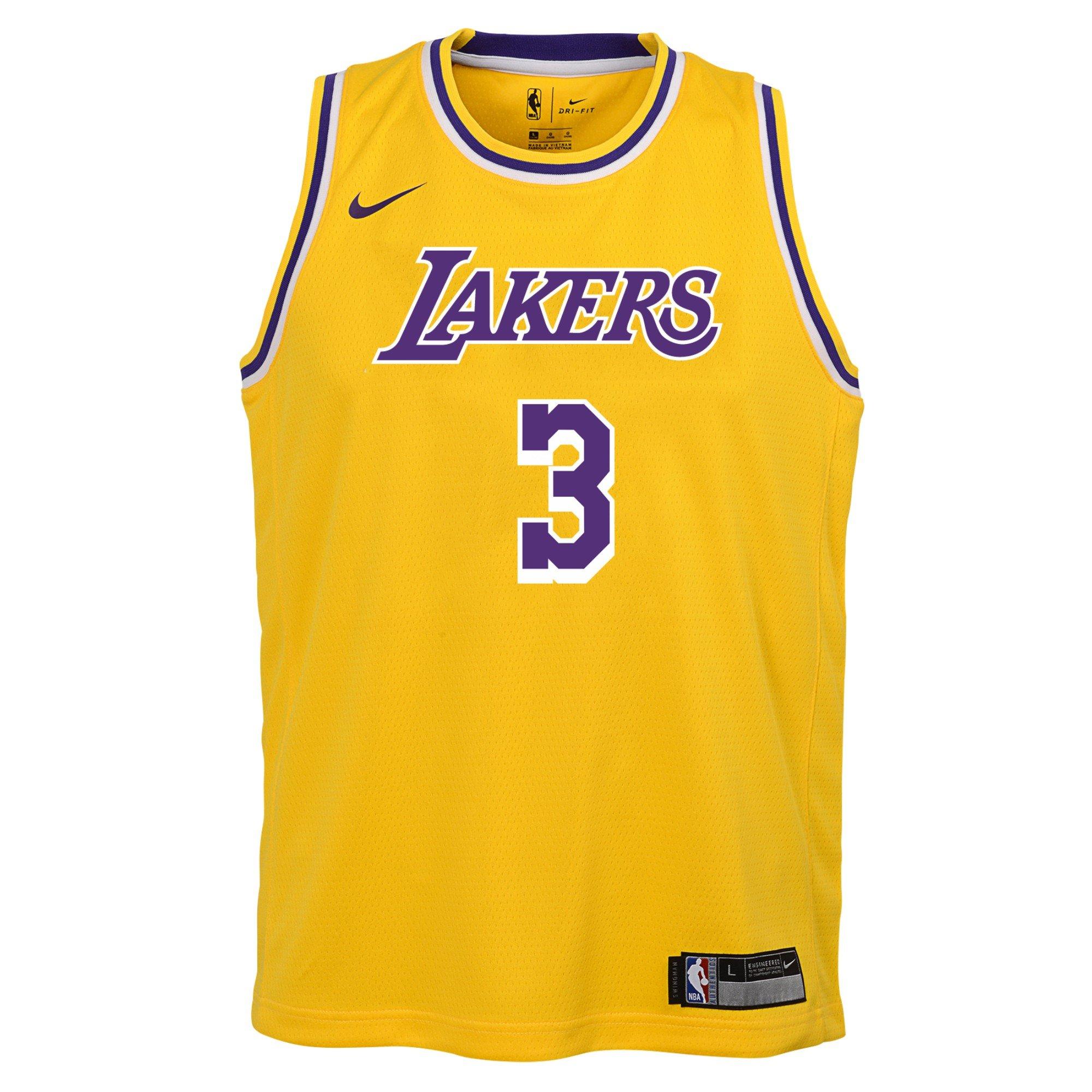 anthony davis youth lakers jersey