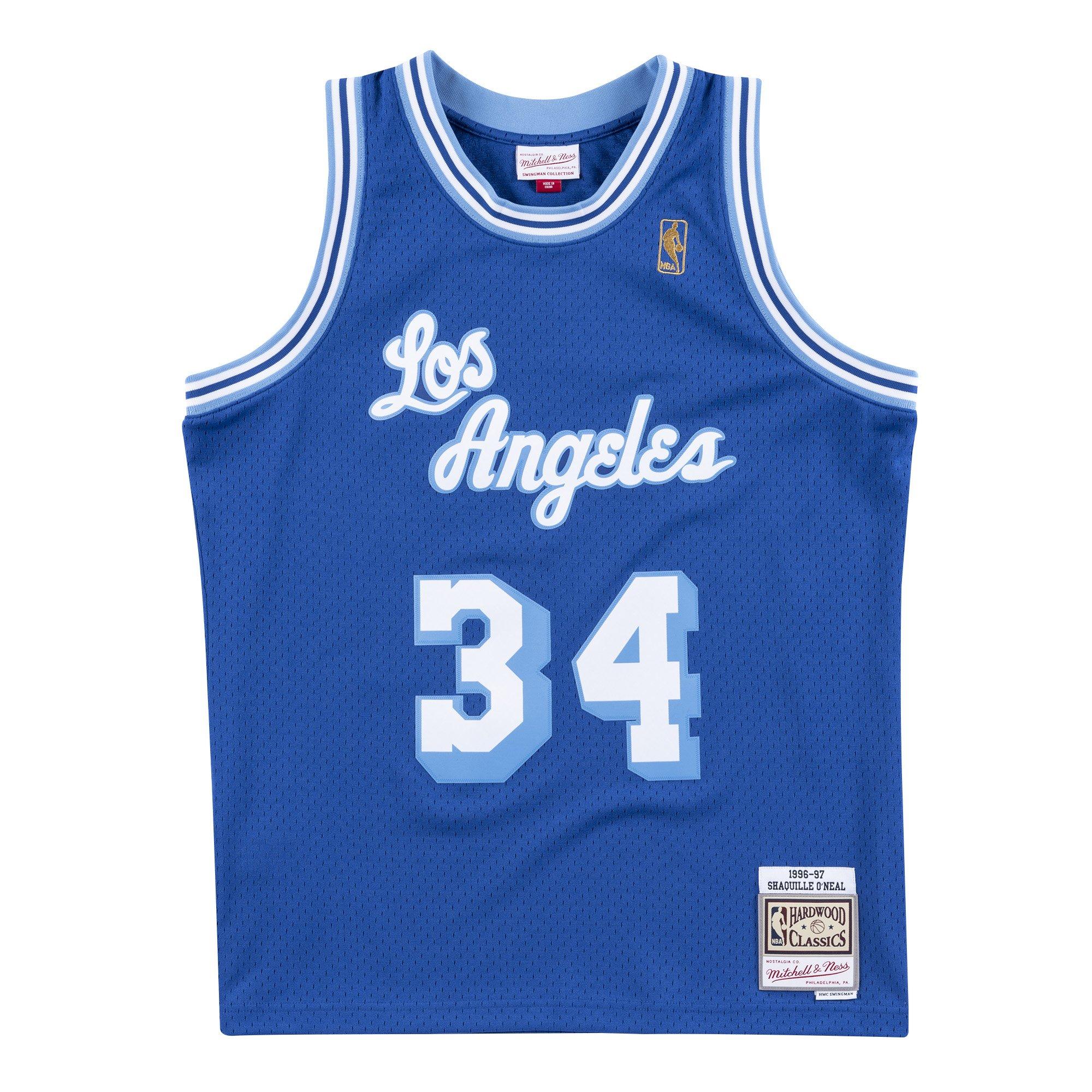 blue shaq jersey lakers