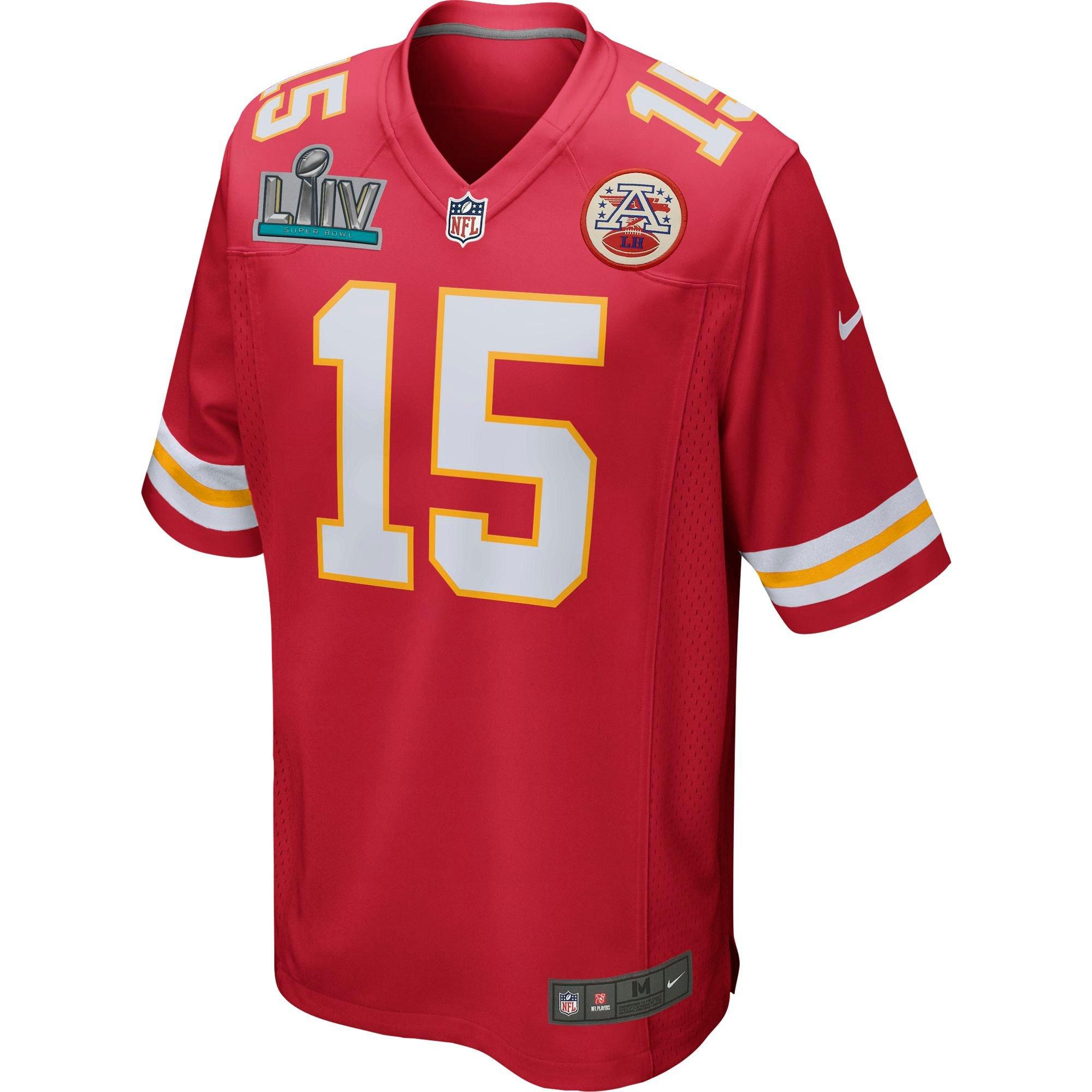 chiefs jersey with super bowl patch