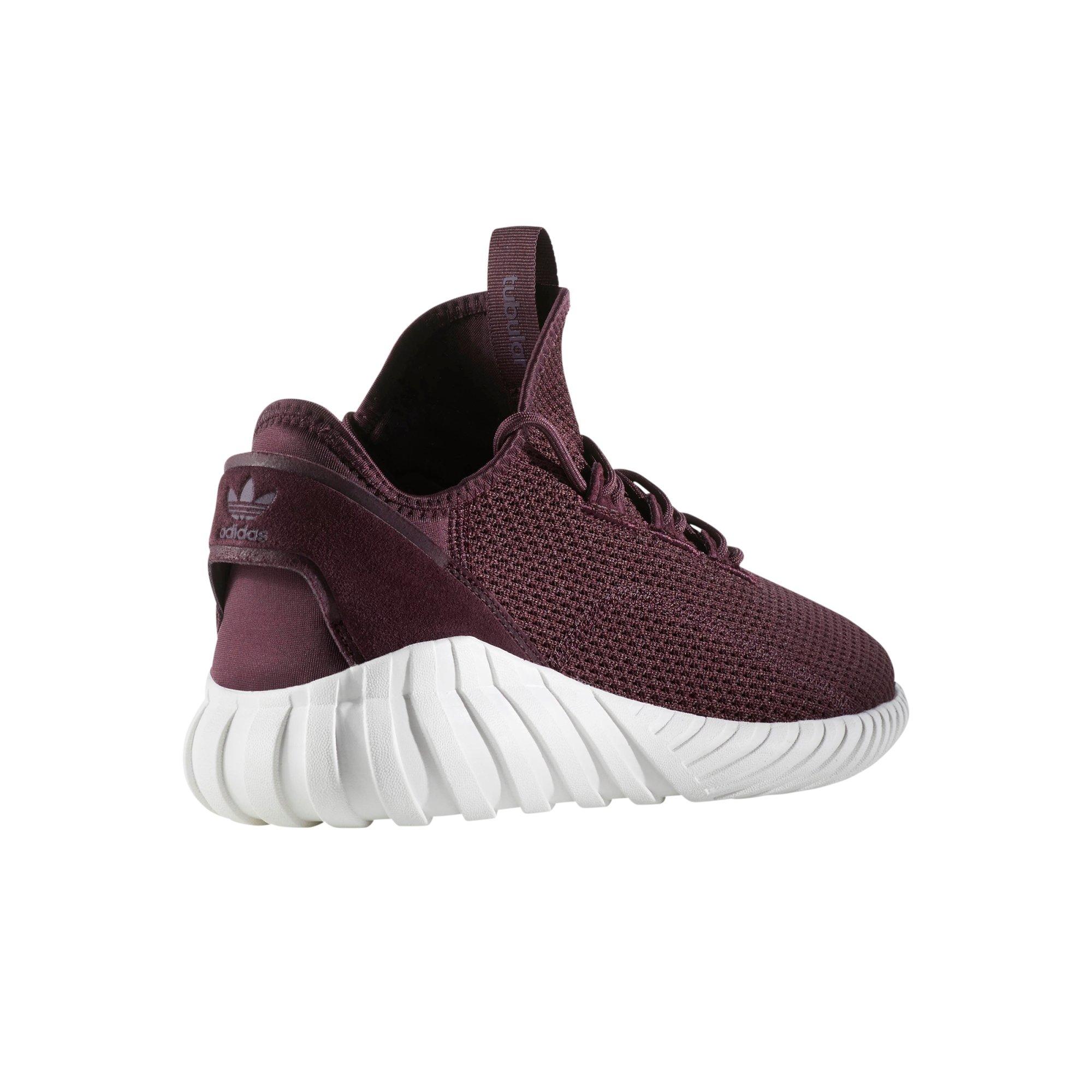 adidas tubular doom sock primeknit burgundy mens shoes