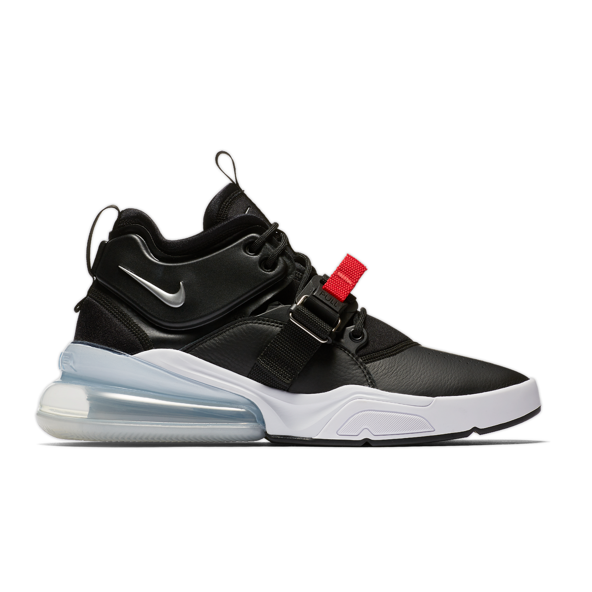 nike air force 270 black metallic silver