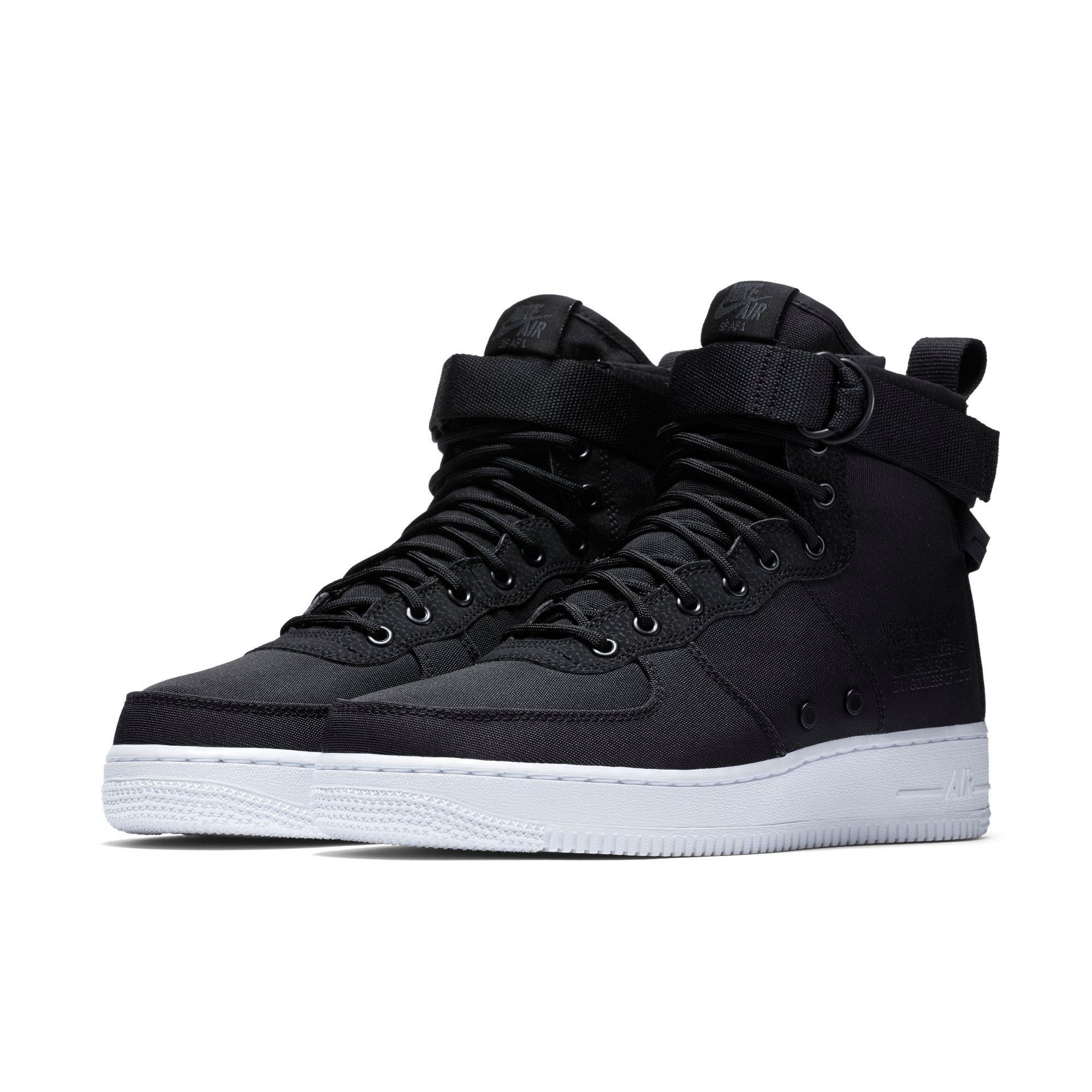 nike sf air force 1 mid black anthracite white