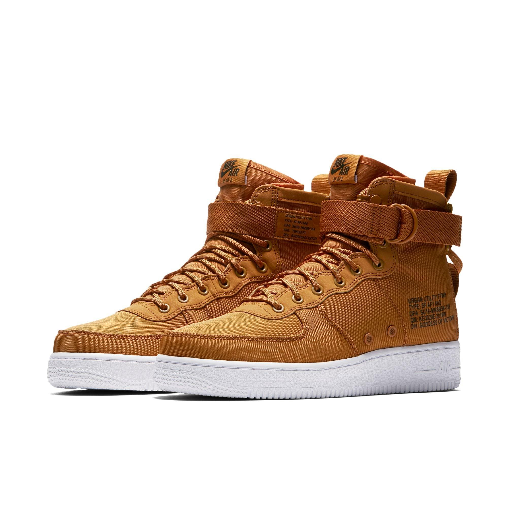 sf air force 1 mid desert ochre