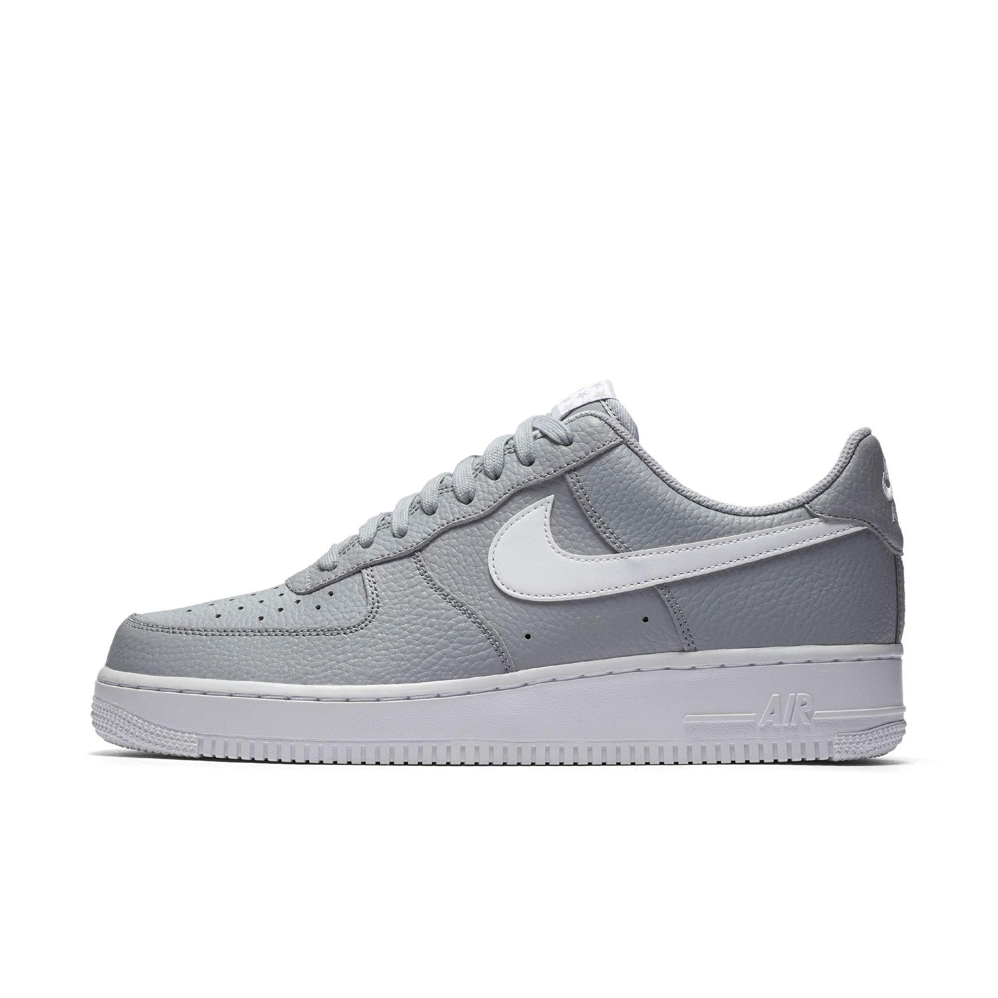 gray nike air force ones