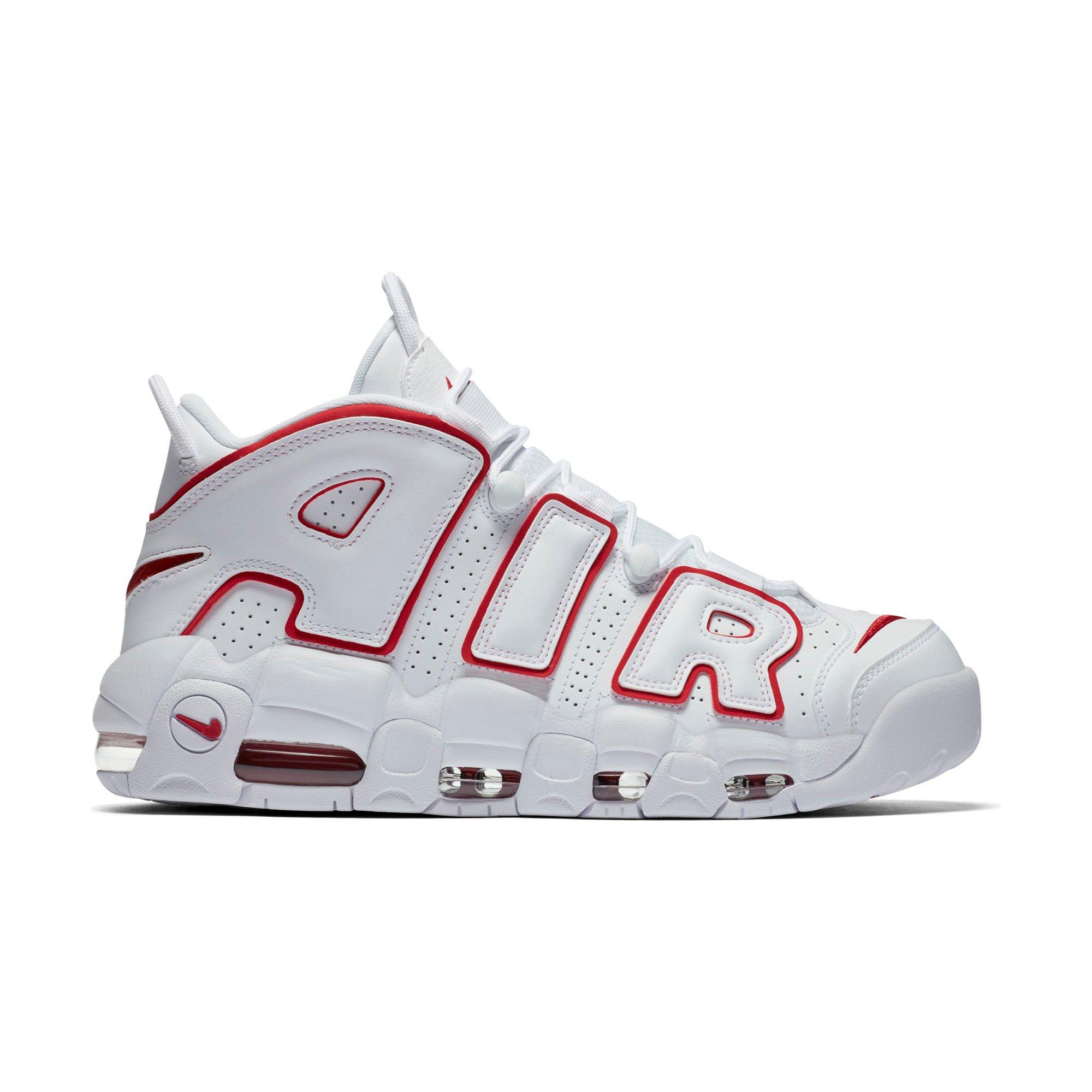 nike air uptempo 96 red white