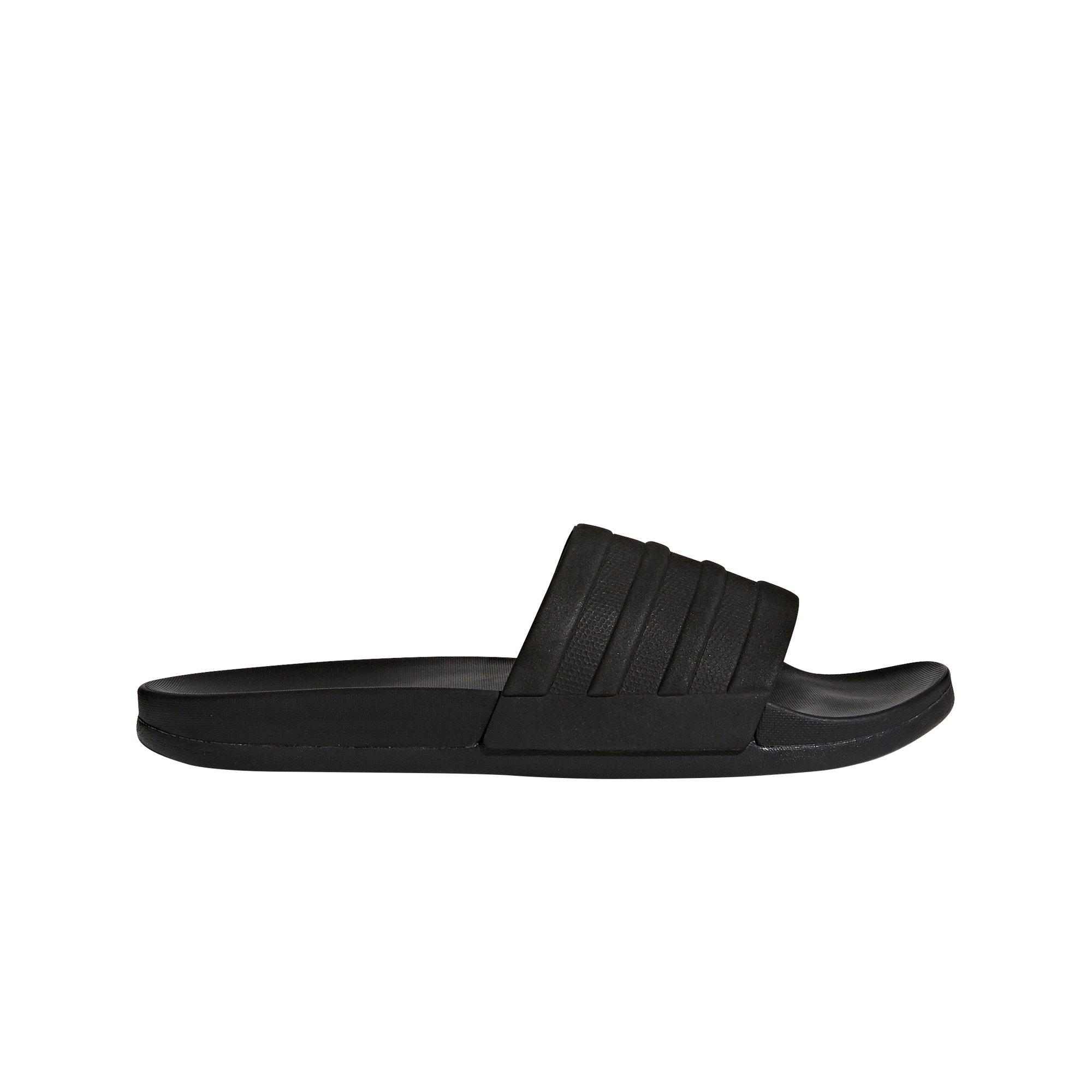 adidas black cloudfoam slides