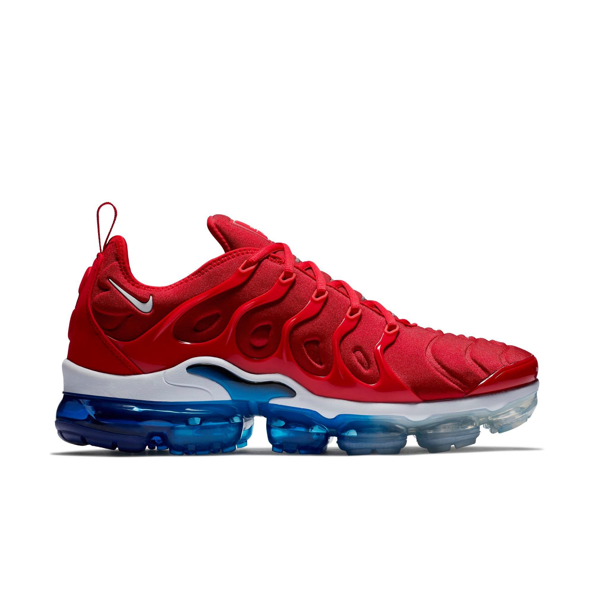 vapormax plus red shark tooth