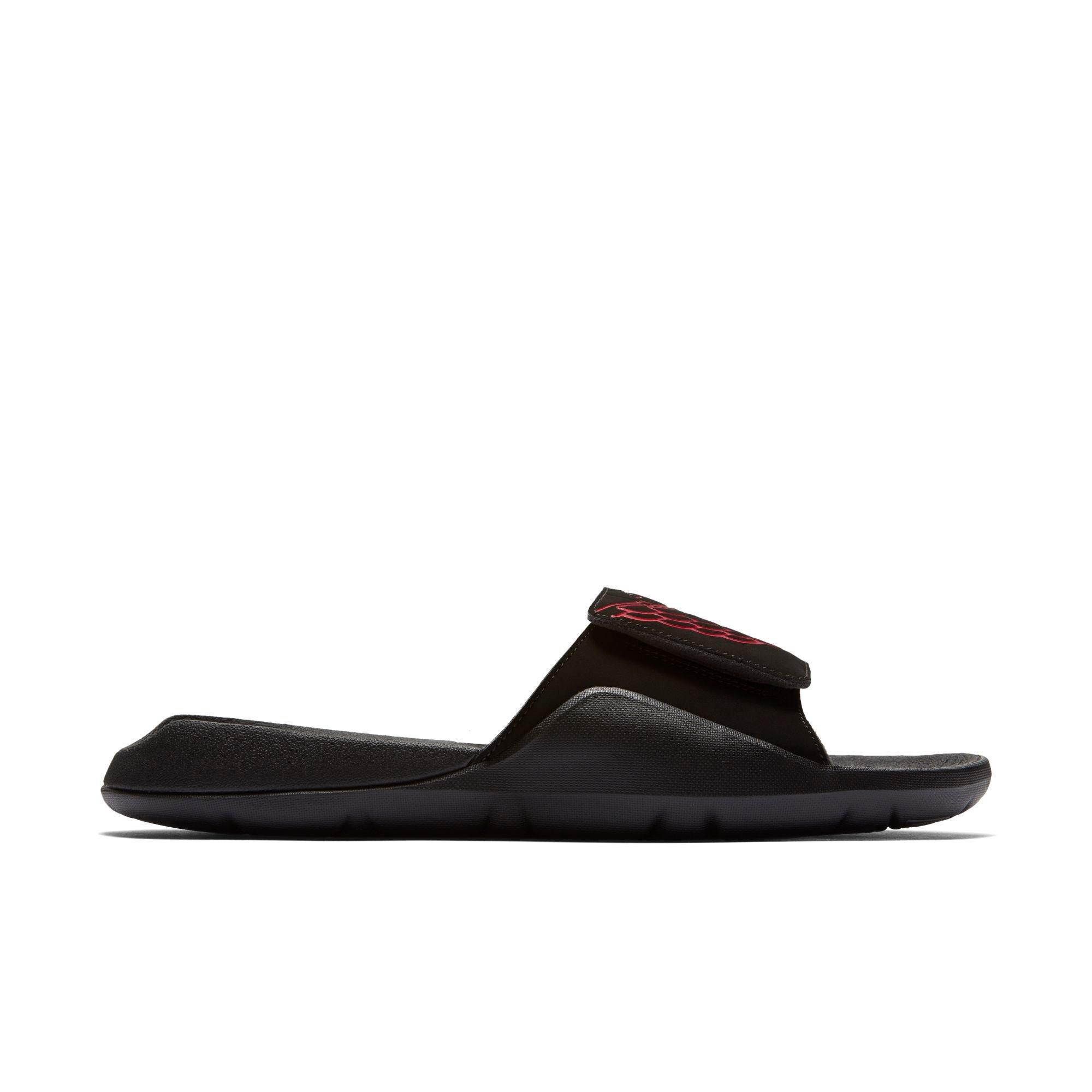 jordan flip flops black