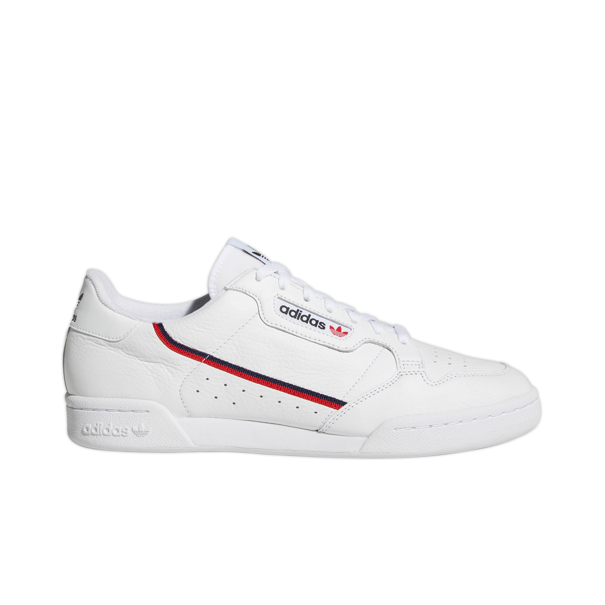all white adidas continental 80