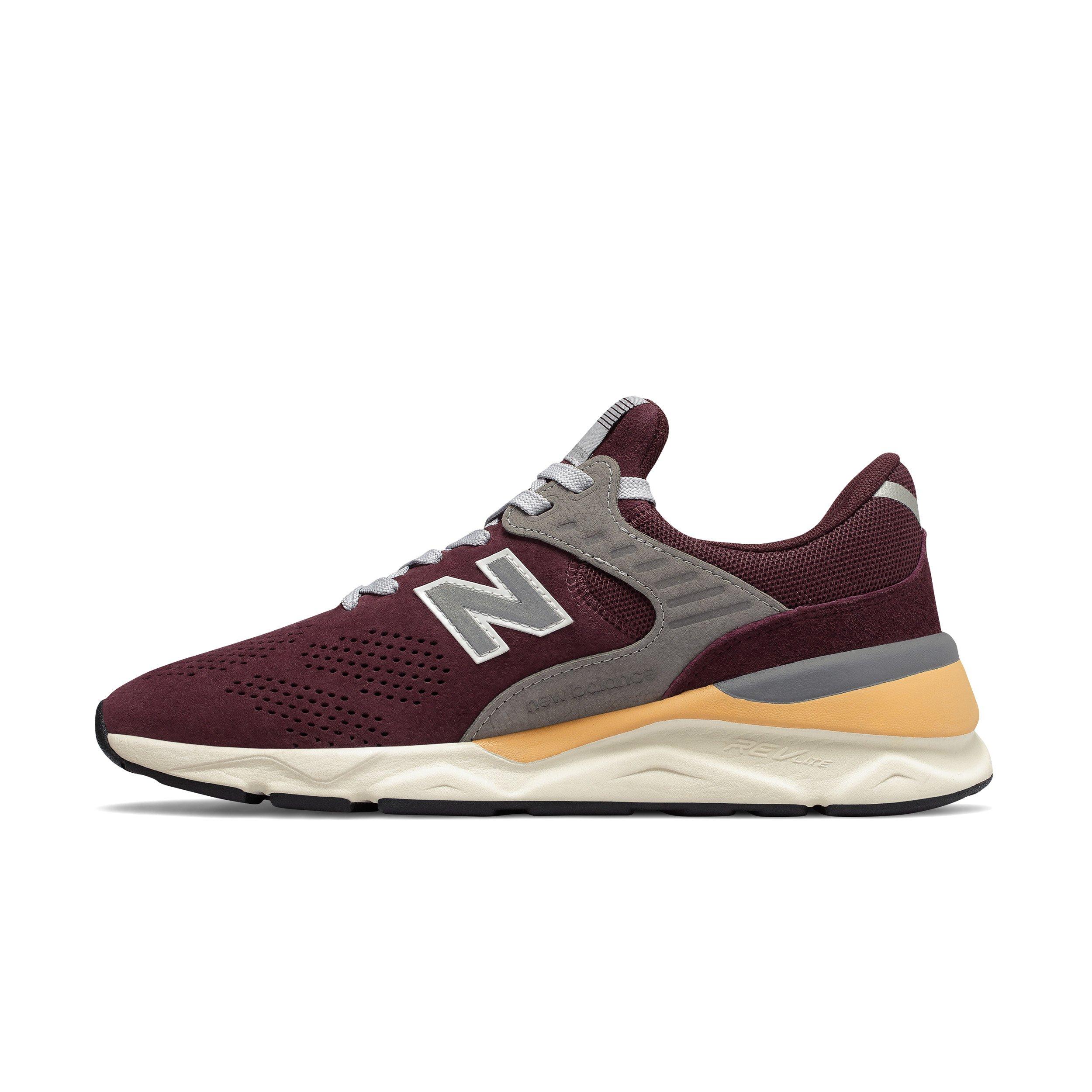 new balance x 90 burgundy