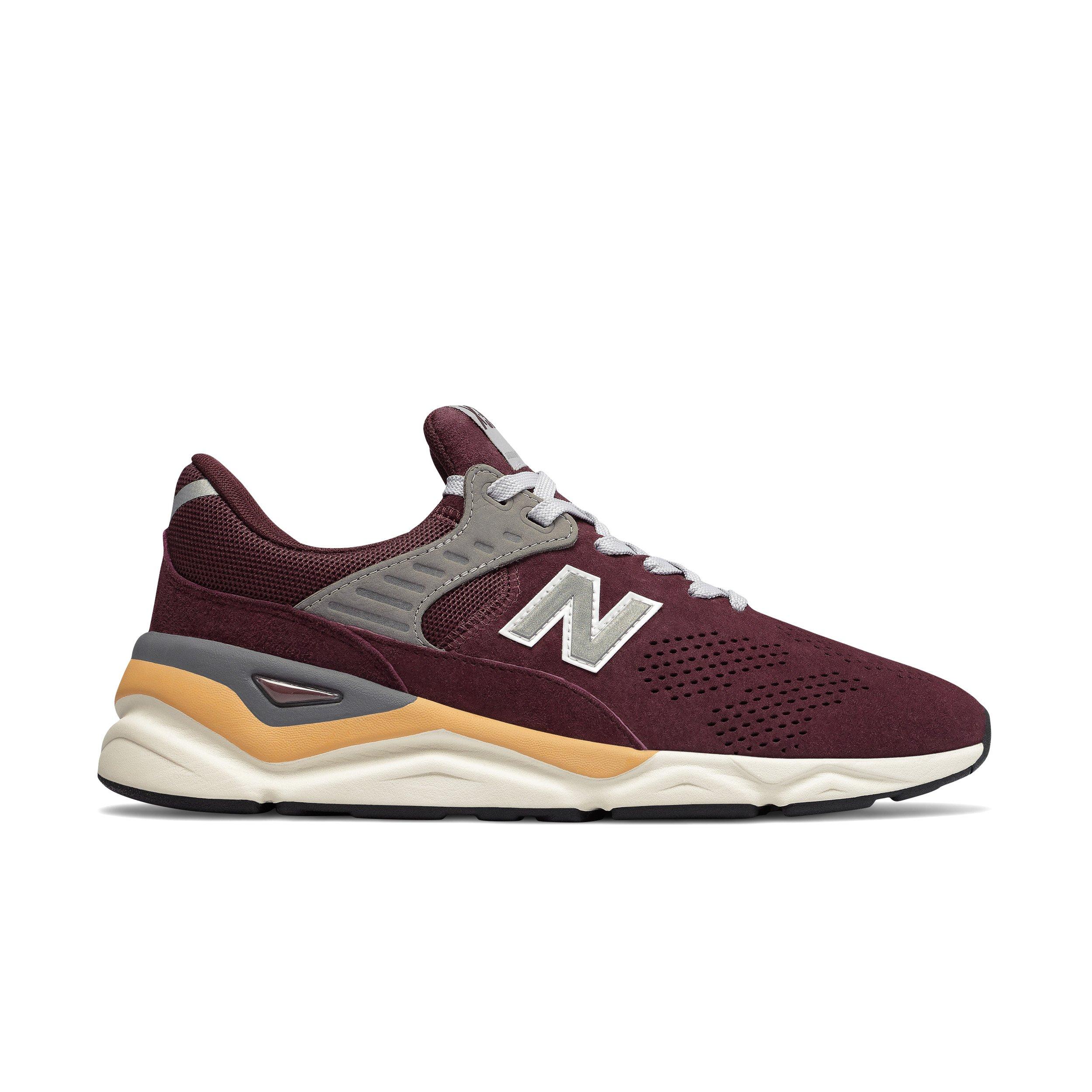 new balance x90 burgundy