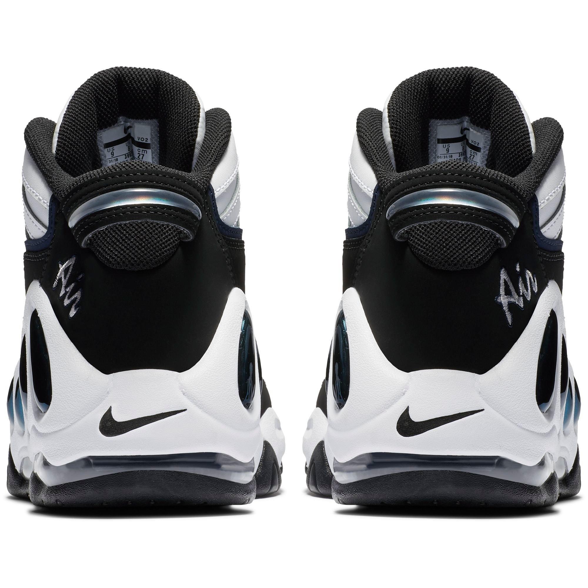 nike air max uptempo 97 white black college navy