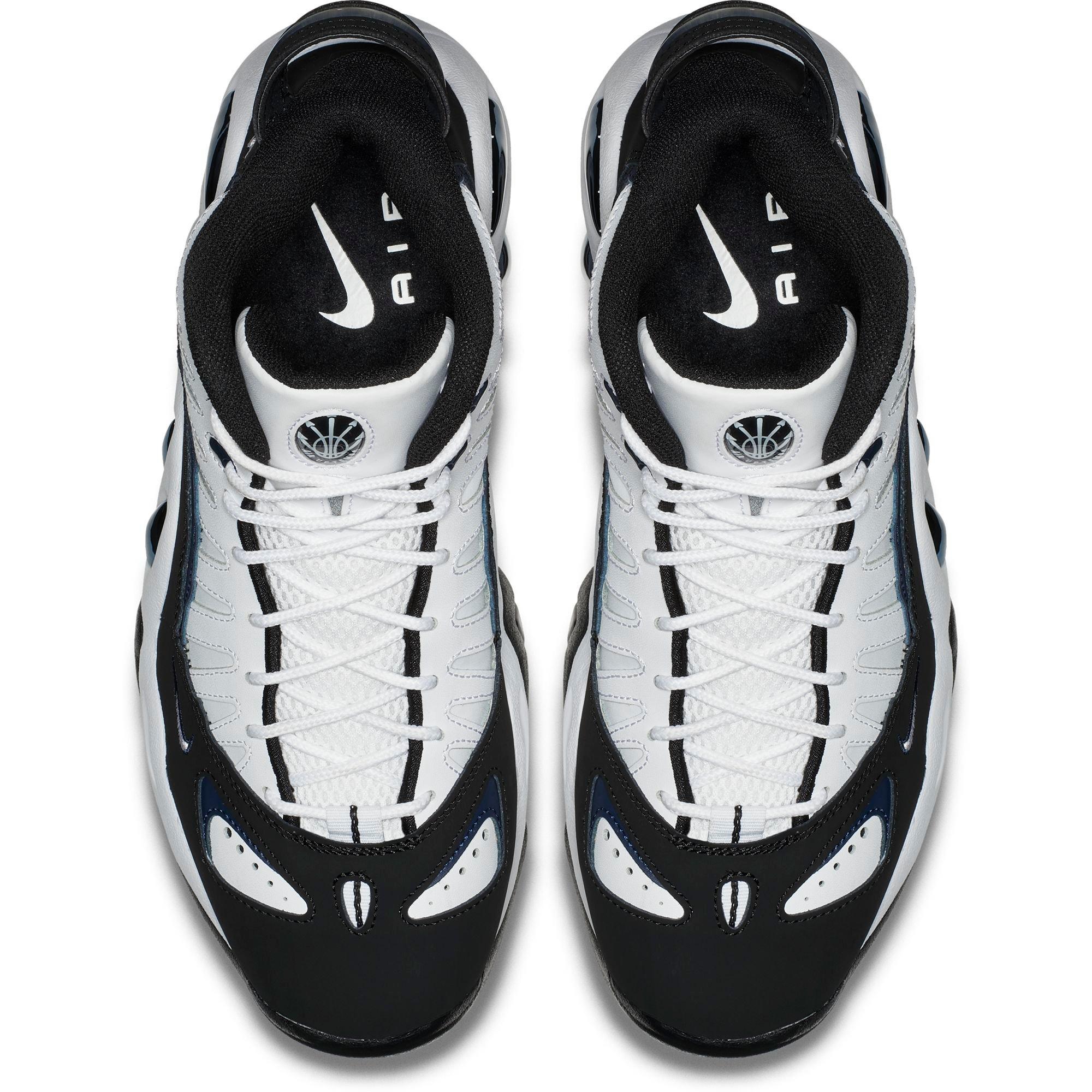 nike air max uptempo 97 white black college navy