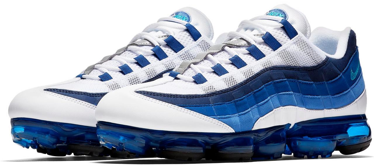 Sneaker Release: Mens' Nike VaporMax '95 White/Blue ...