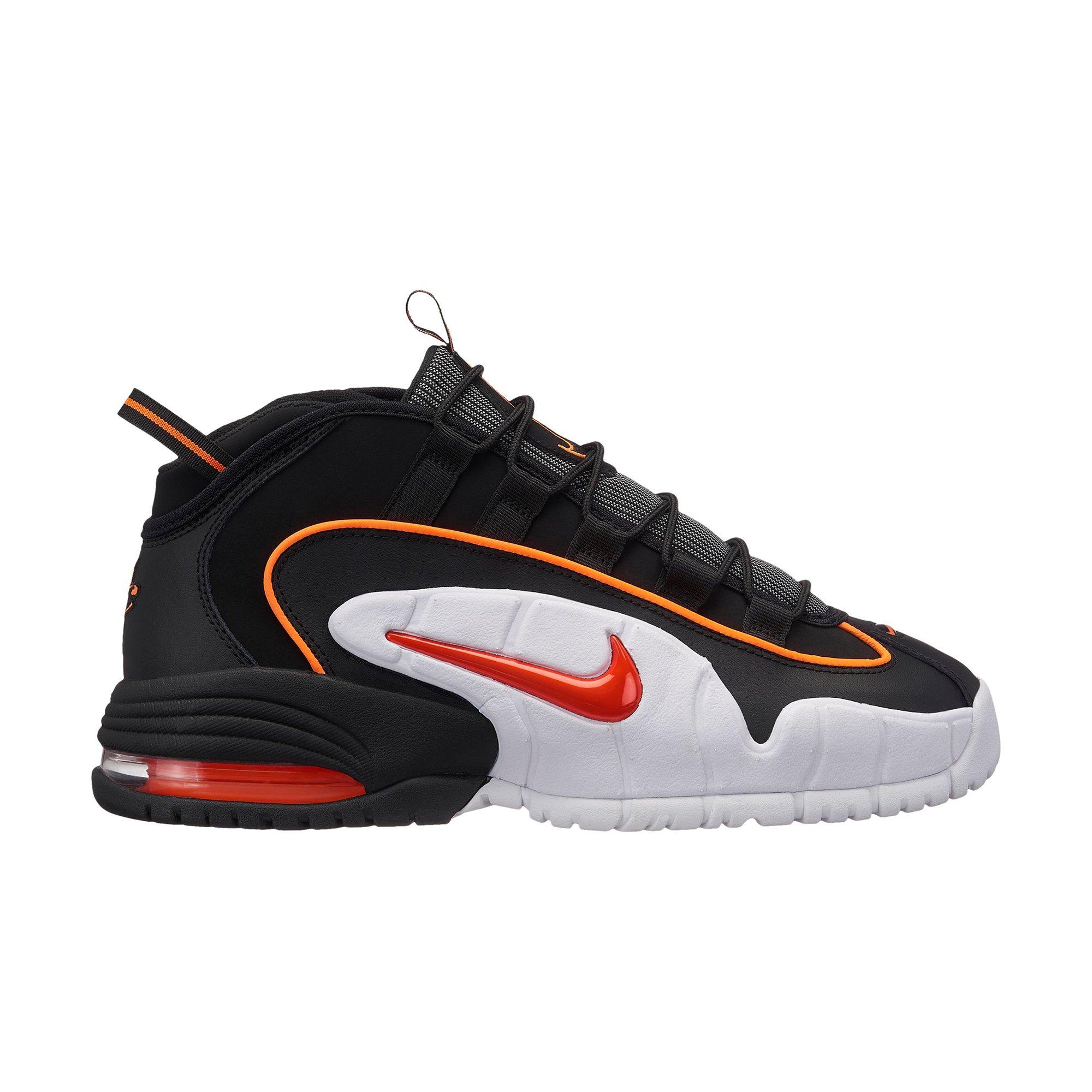 penny hardaway shoes orange and black