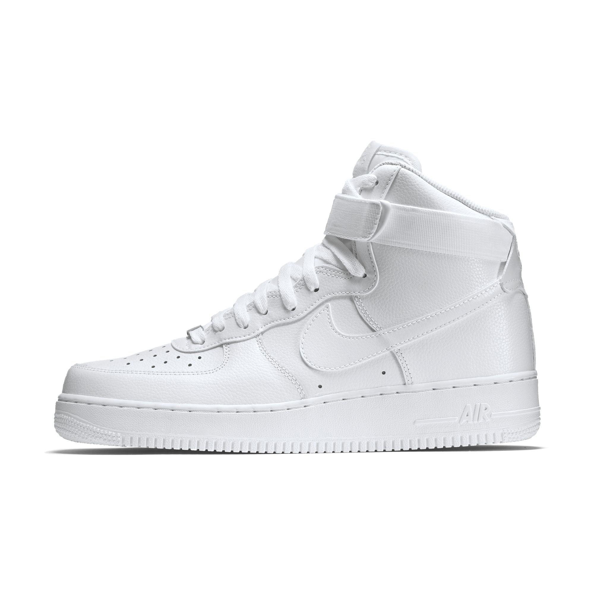 white high top forces