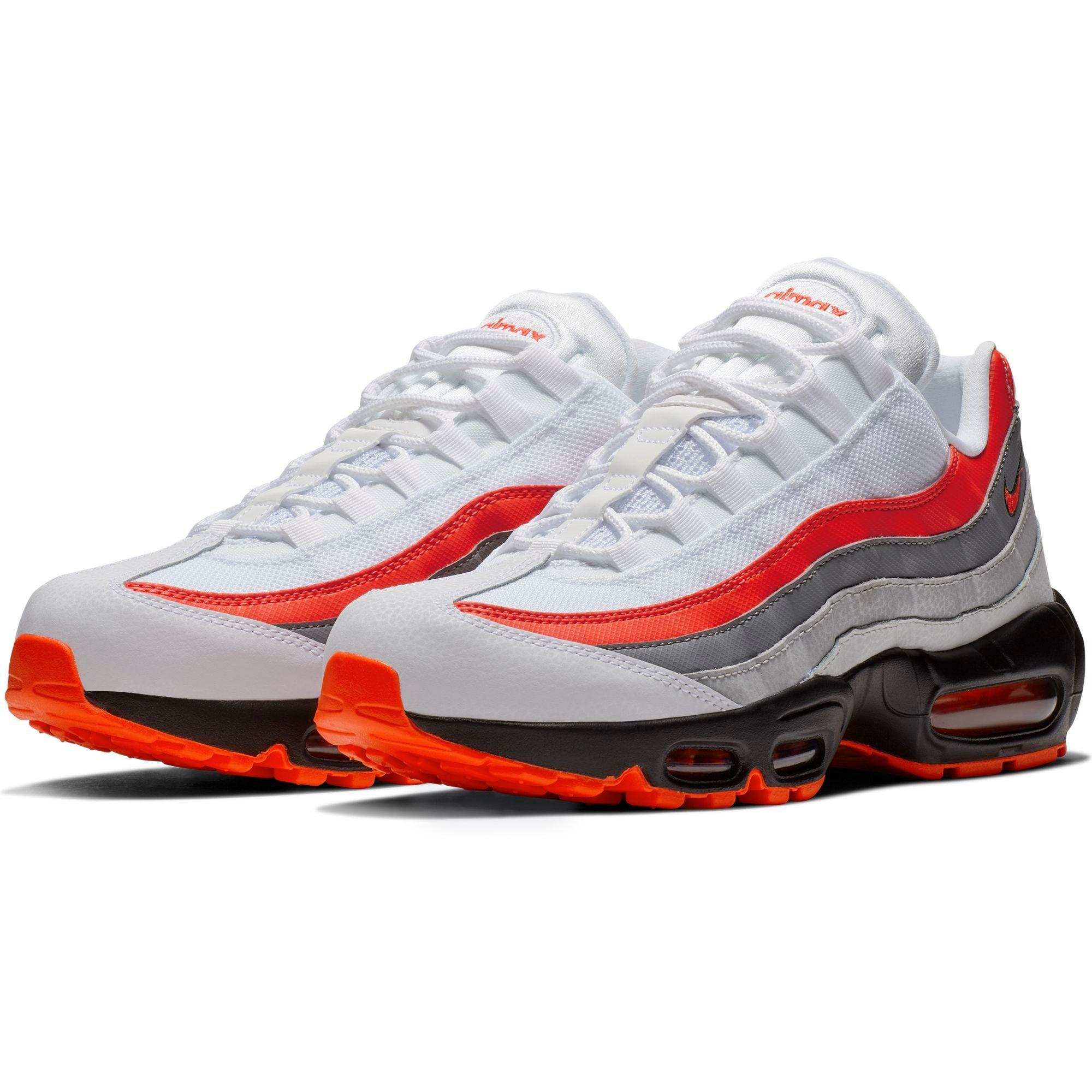 nike air max 95 grey and red