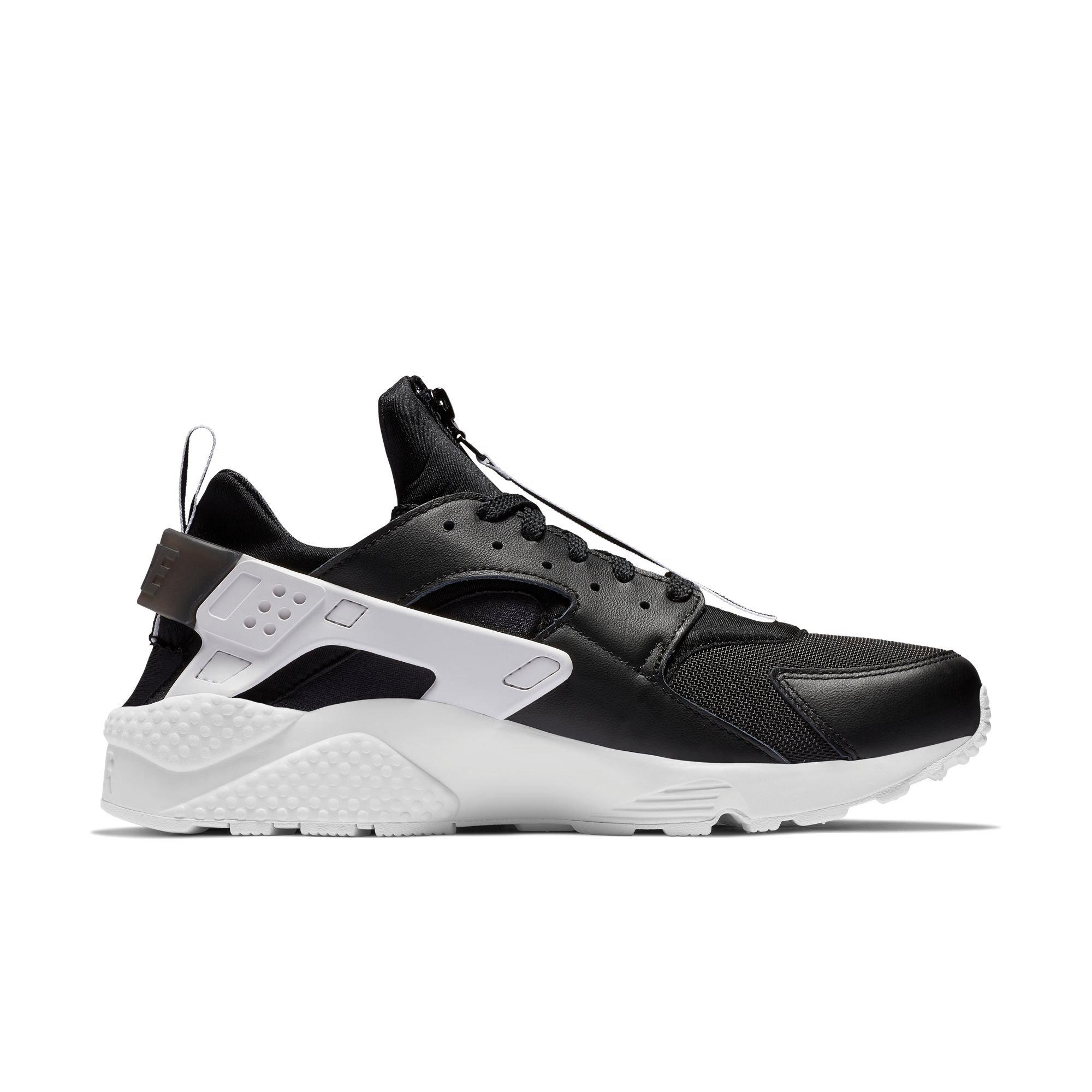 black and white huaraches men