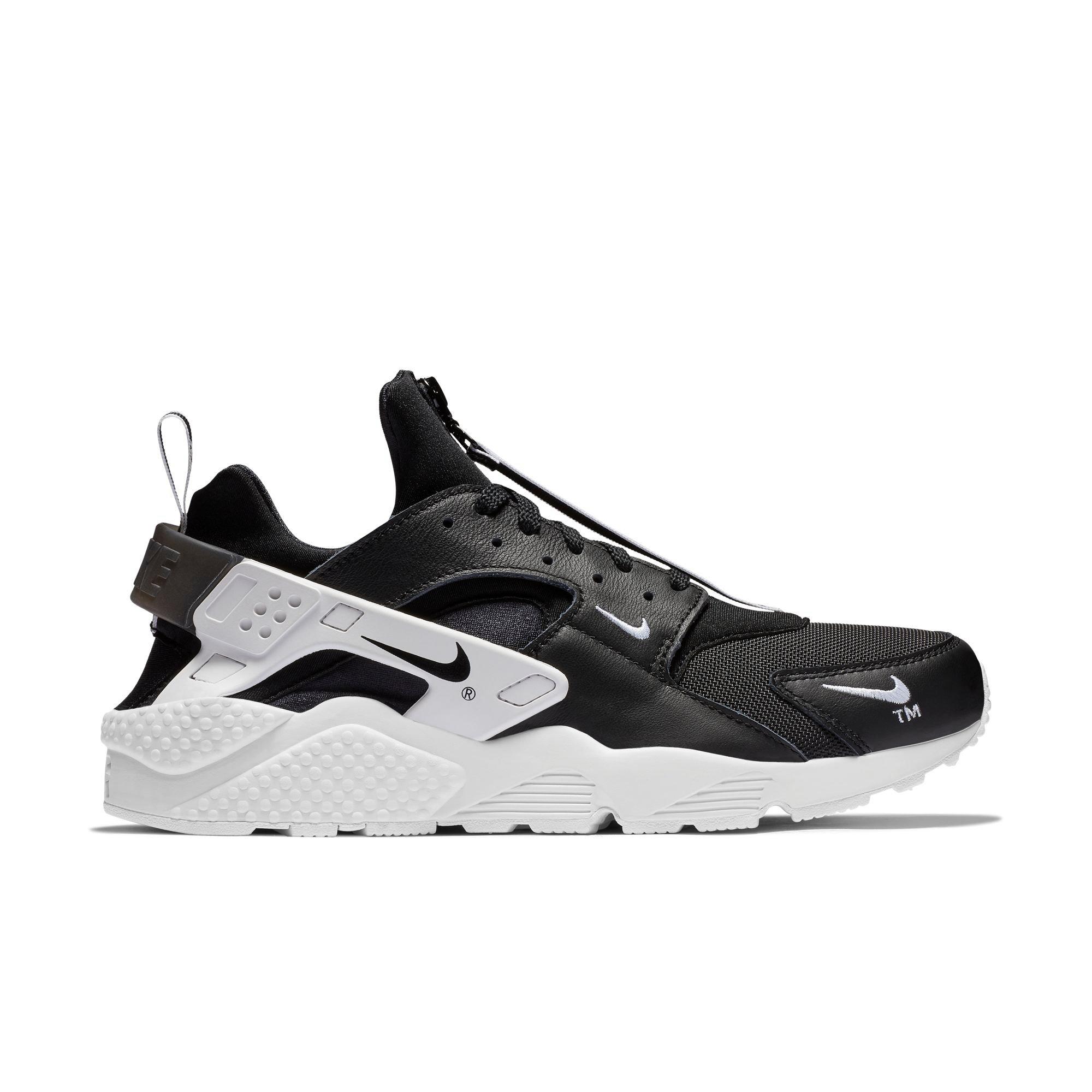 nike shoes huarache black and white