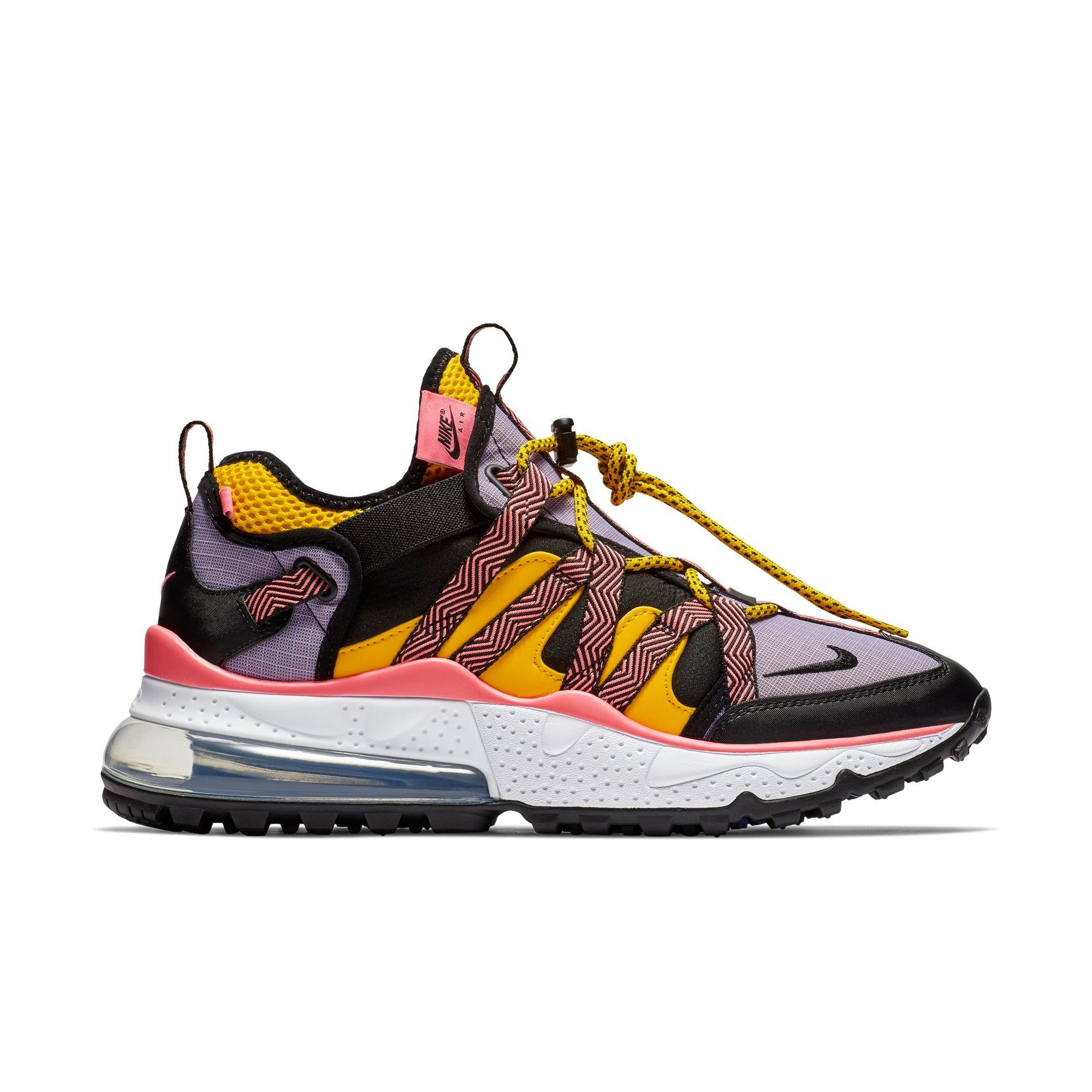 nike air max 270 pink purple yellow