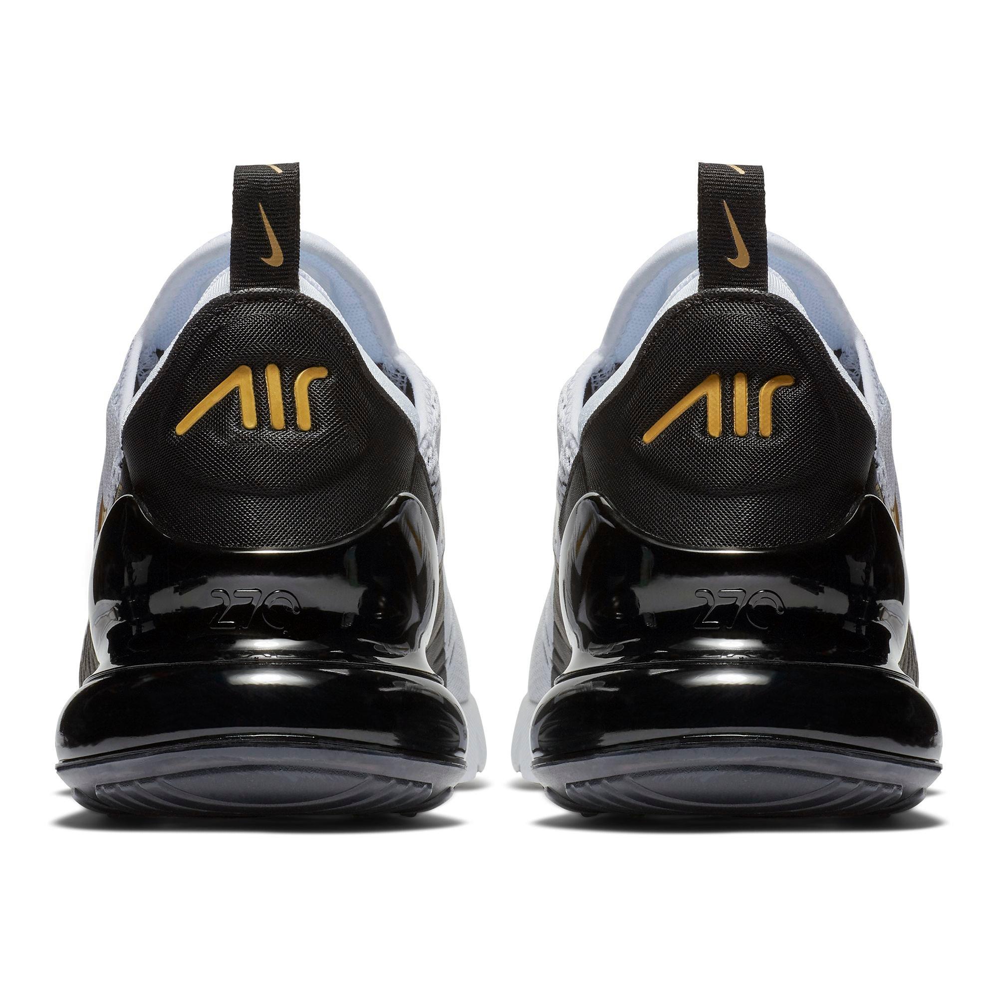 nike black and gold mens shoes