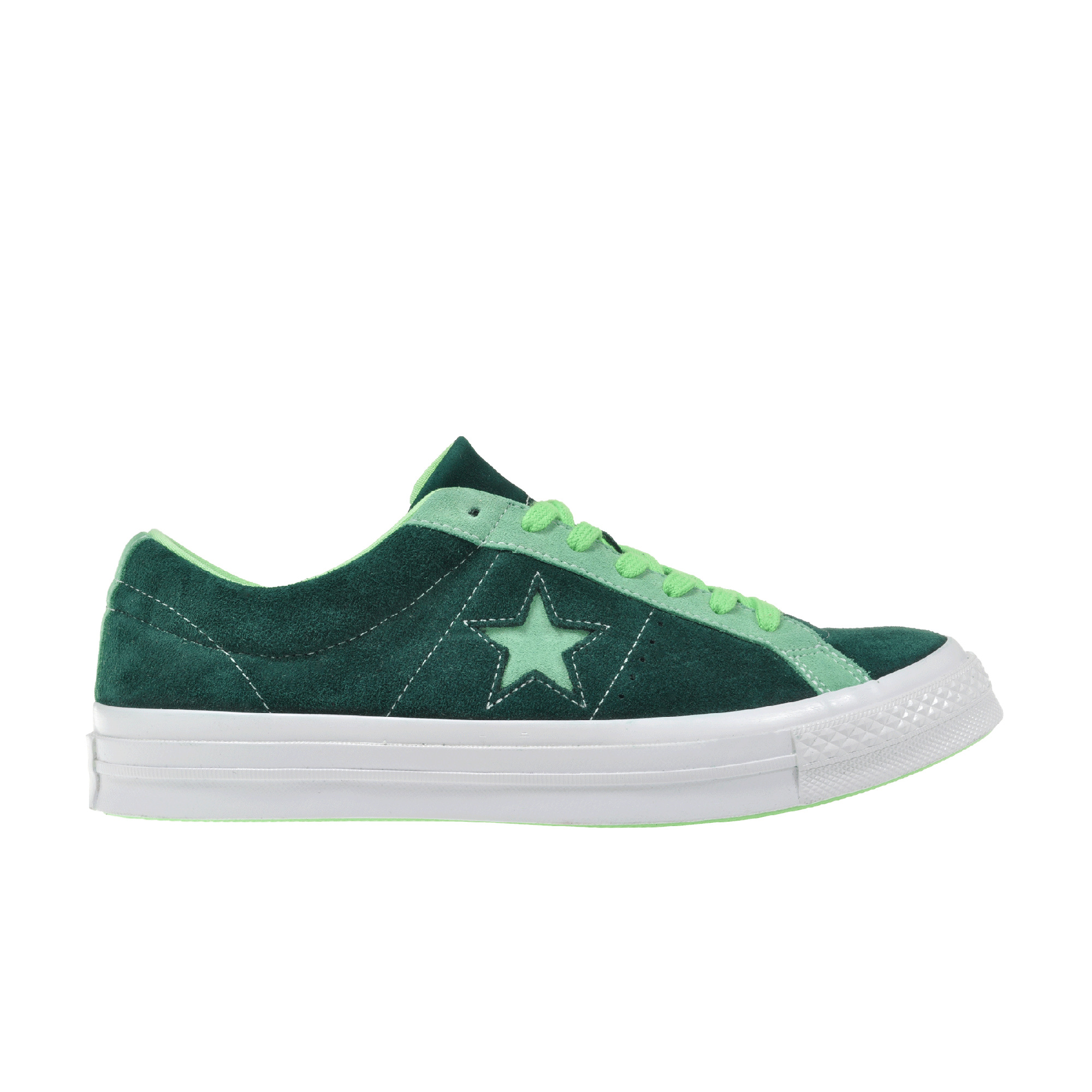 converse green one star