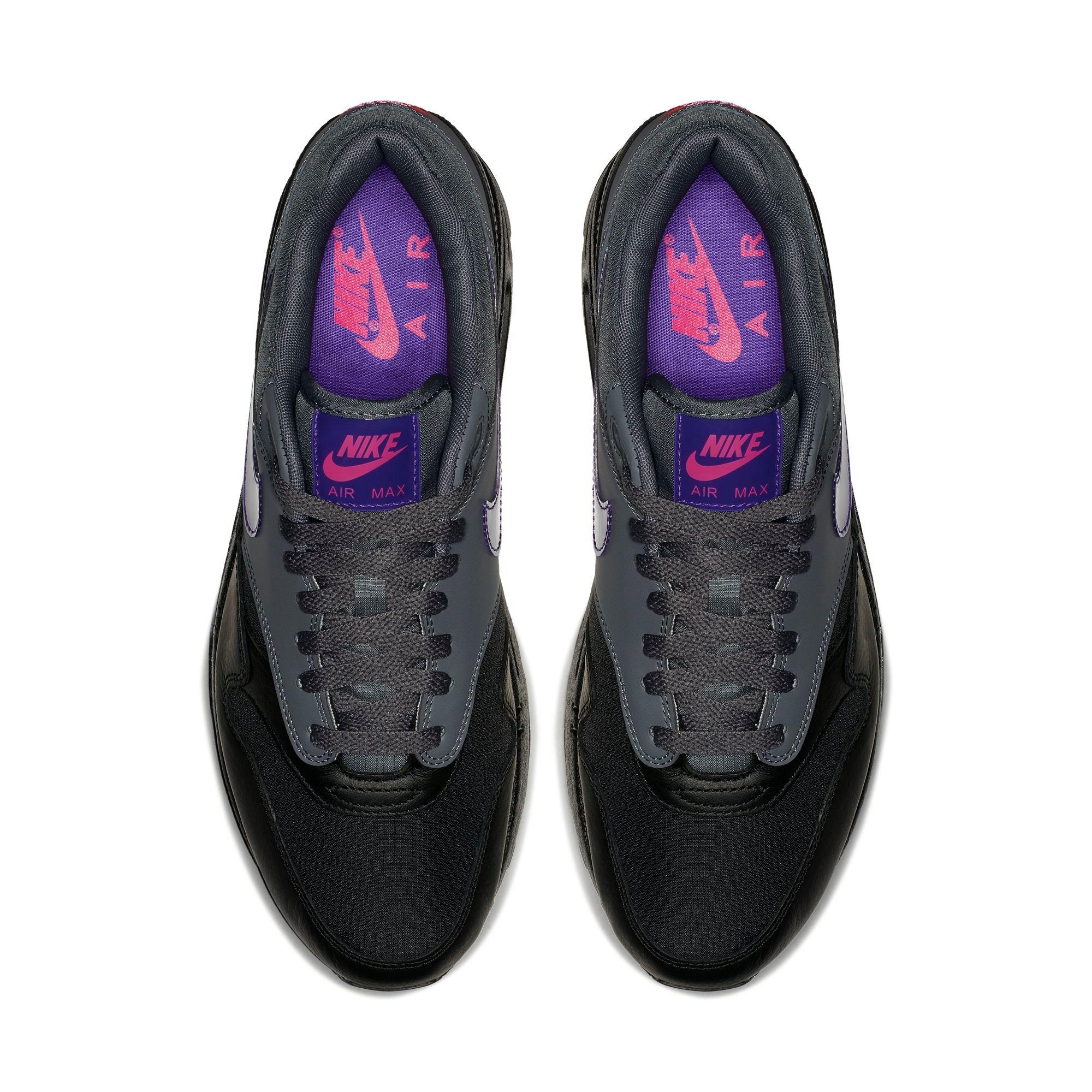 nike air max 1 dark grey fierce purple