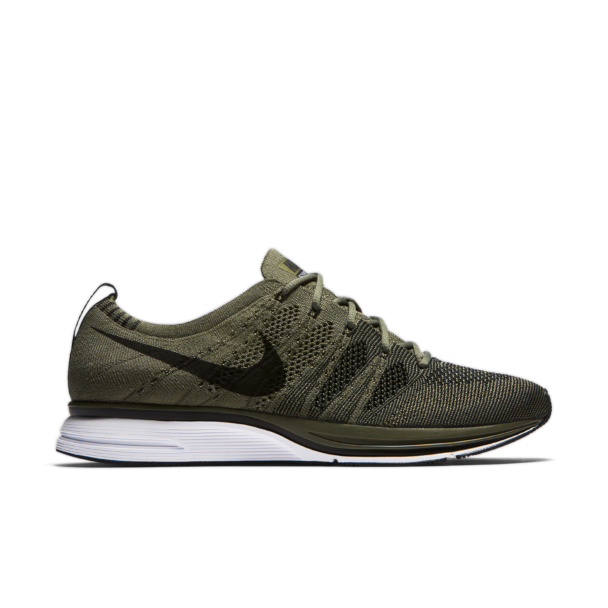 flyknit trainer olive green