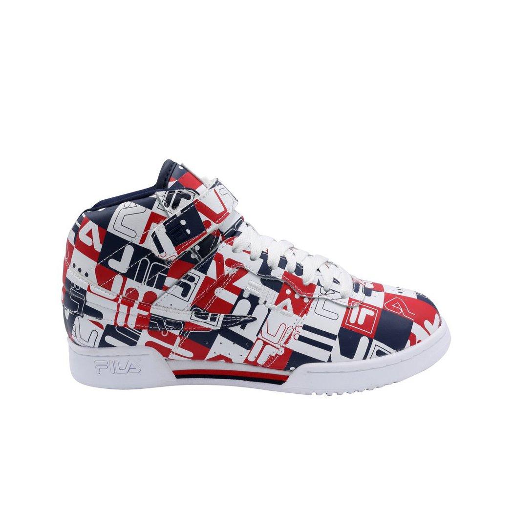 white red and blue filas