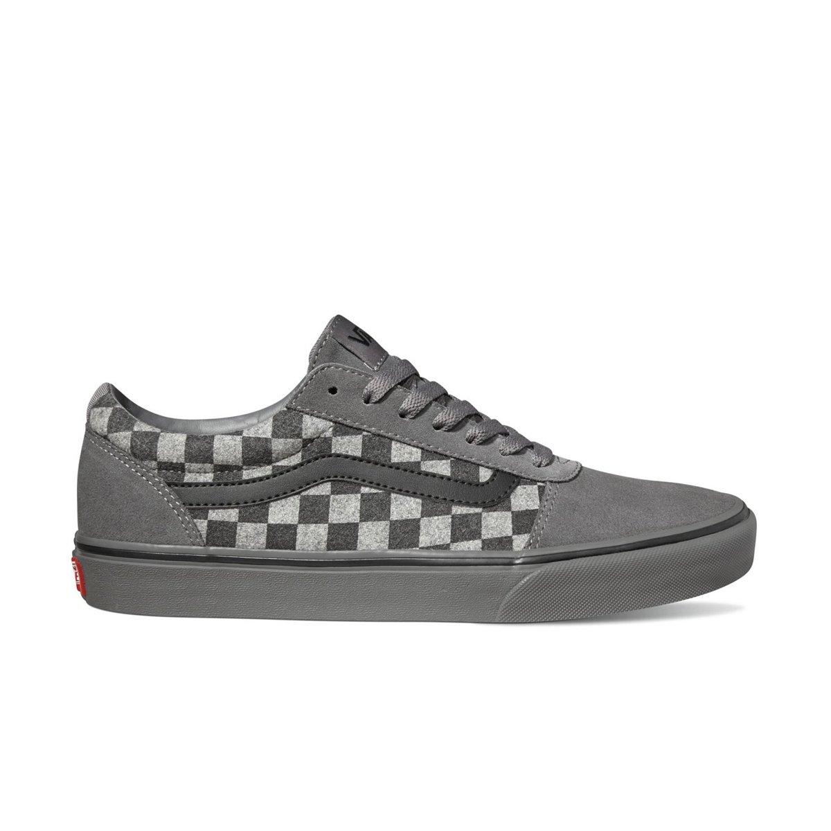 i put on my checkerboard vans and the nearest sweatshirt