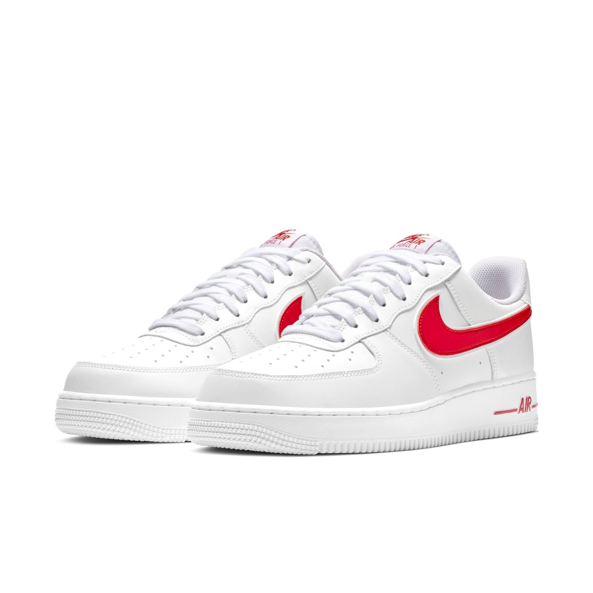 gym red and white air force 1