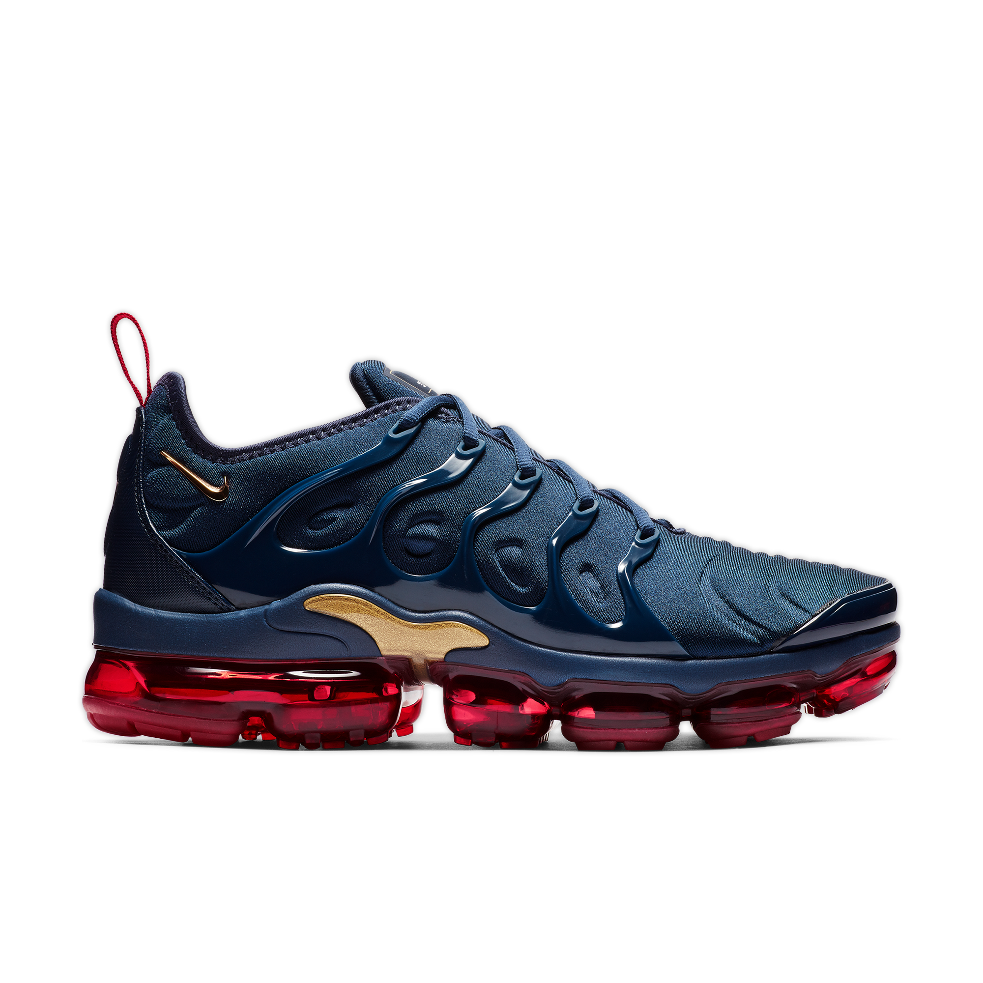 nike vapormax plus midnight navy metallic gold