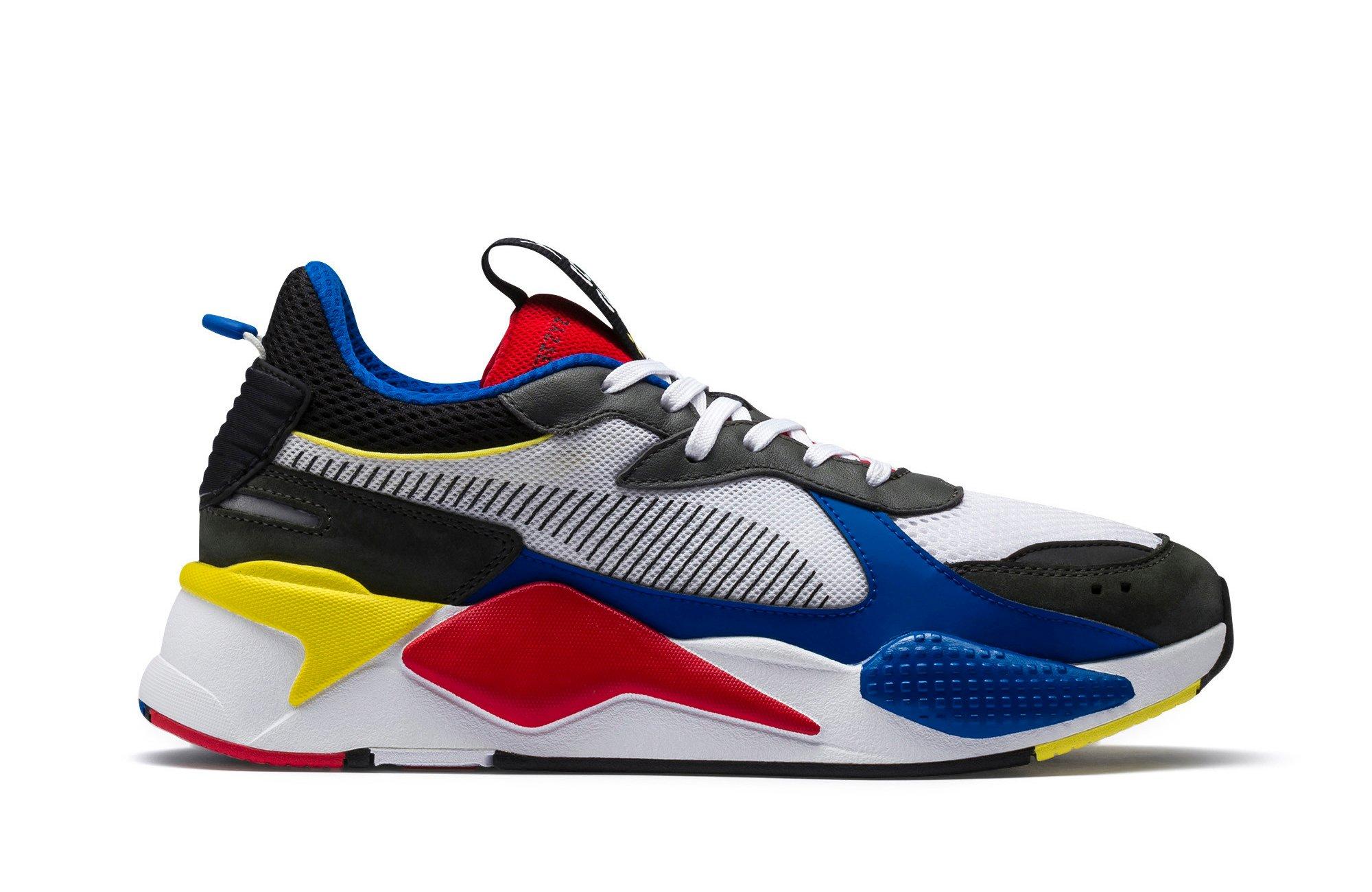 Sneakers Release- PUMA RS-X Toys “White/Red/Blue” Running Shoe