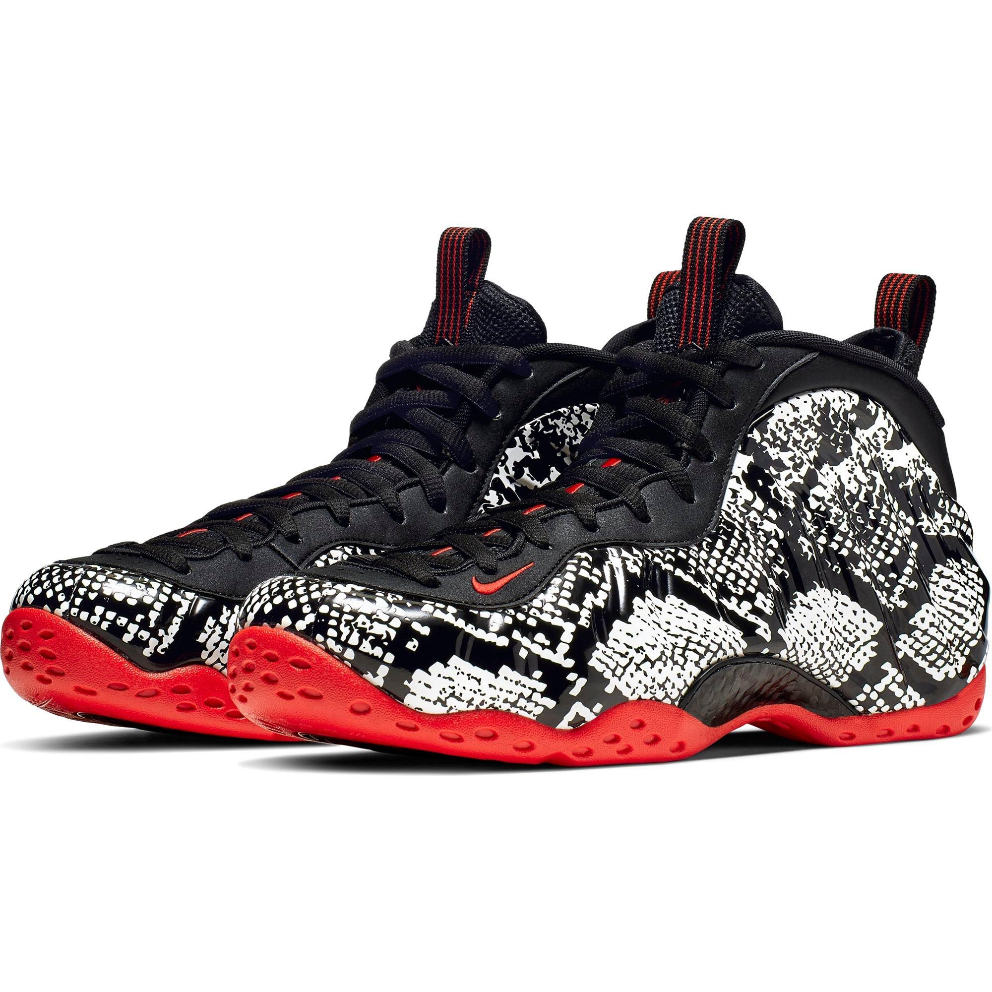 snakeskin foamposite shoes