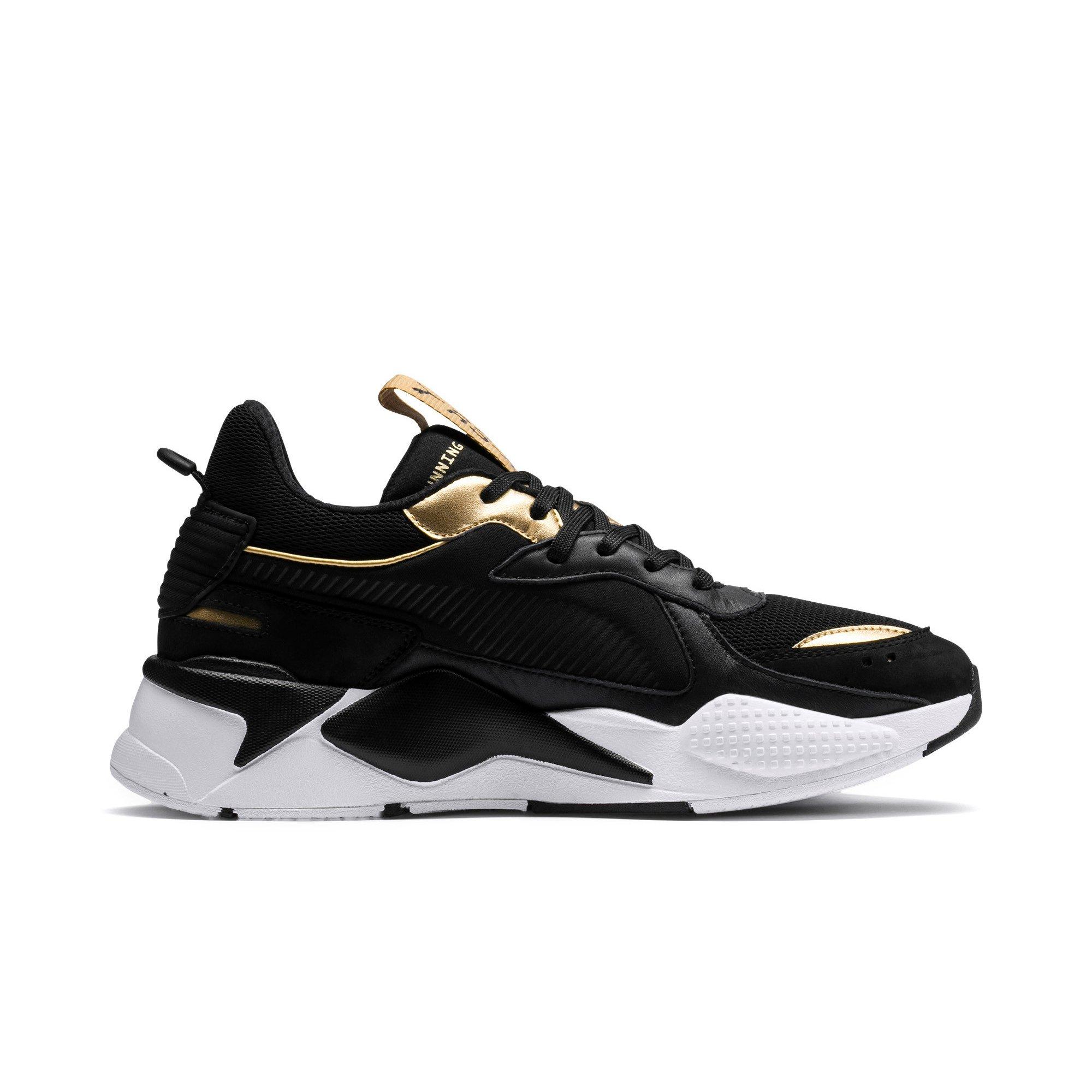 puma shoes black and gold