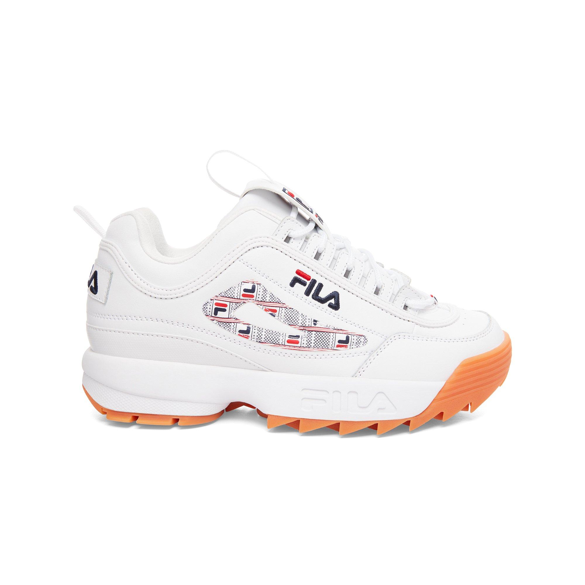 fila disruptor 2 blue and white