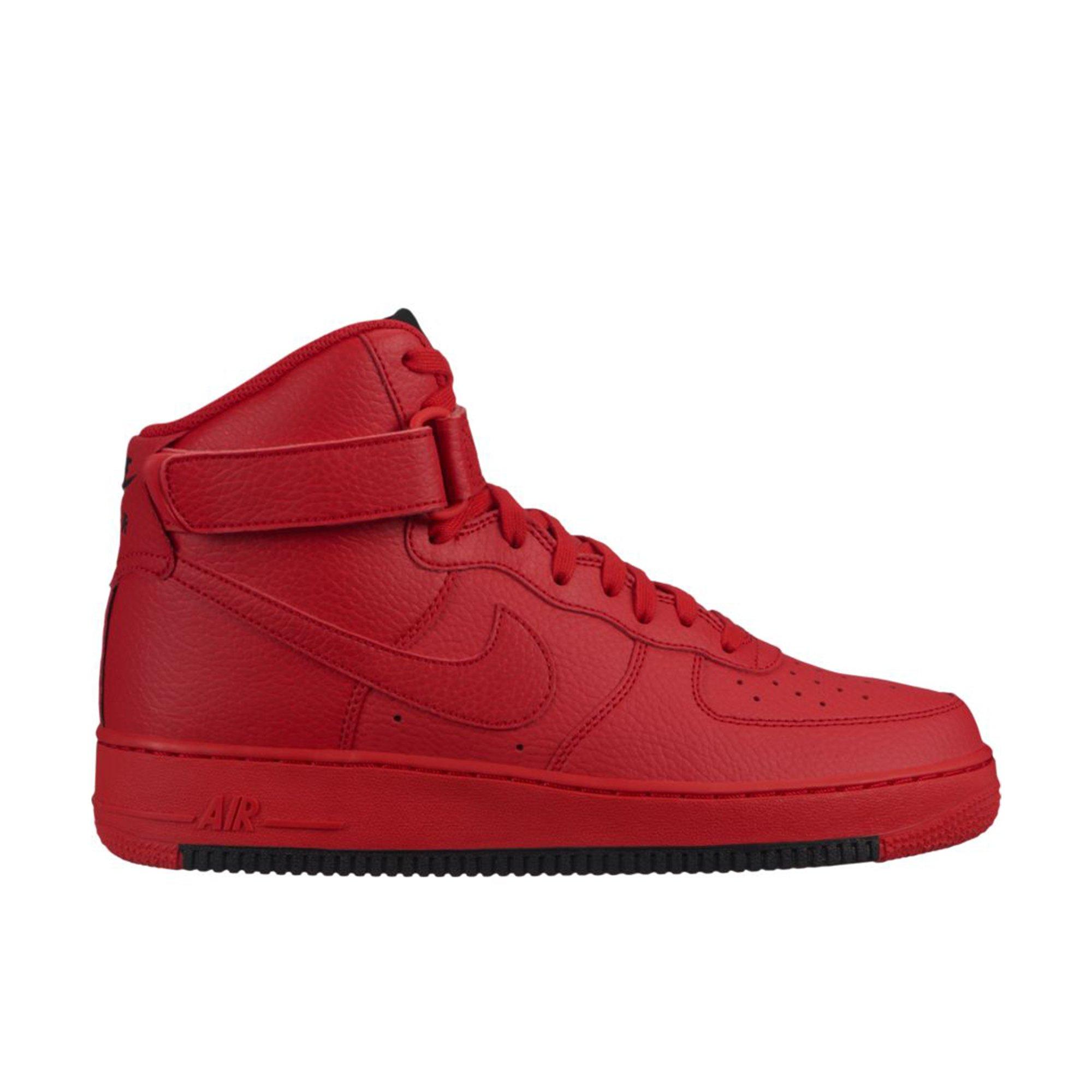 nike air force high tops red