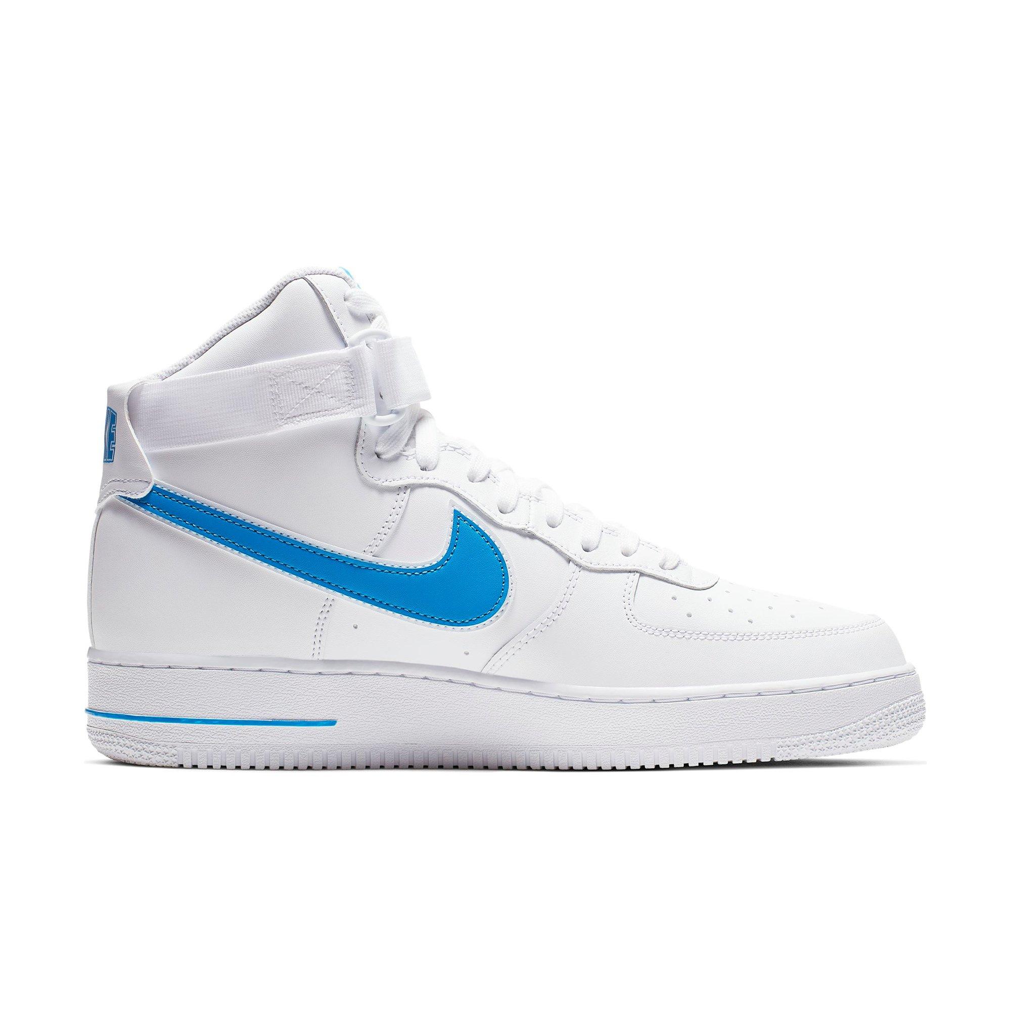 white nike air force 1 high tops womens