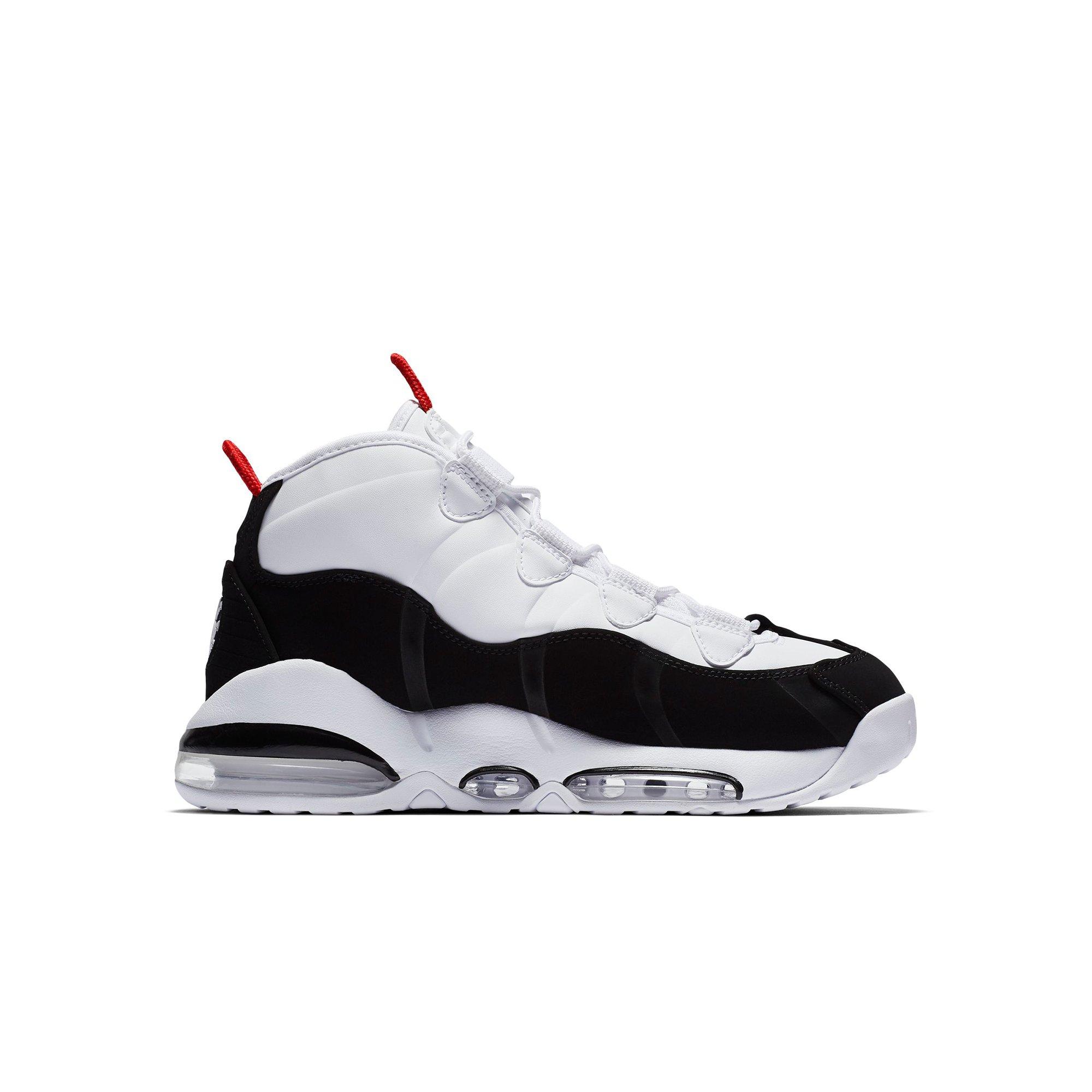 air max uptempo white and red