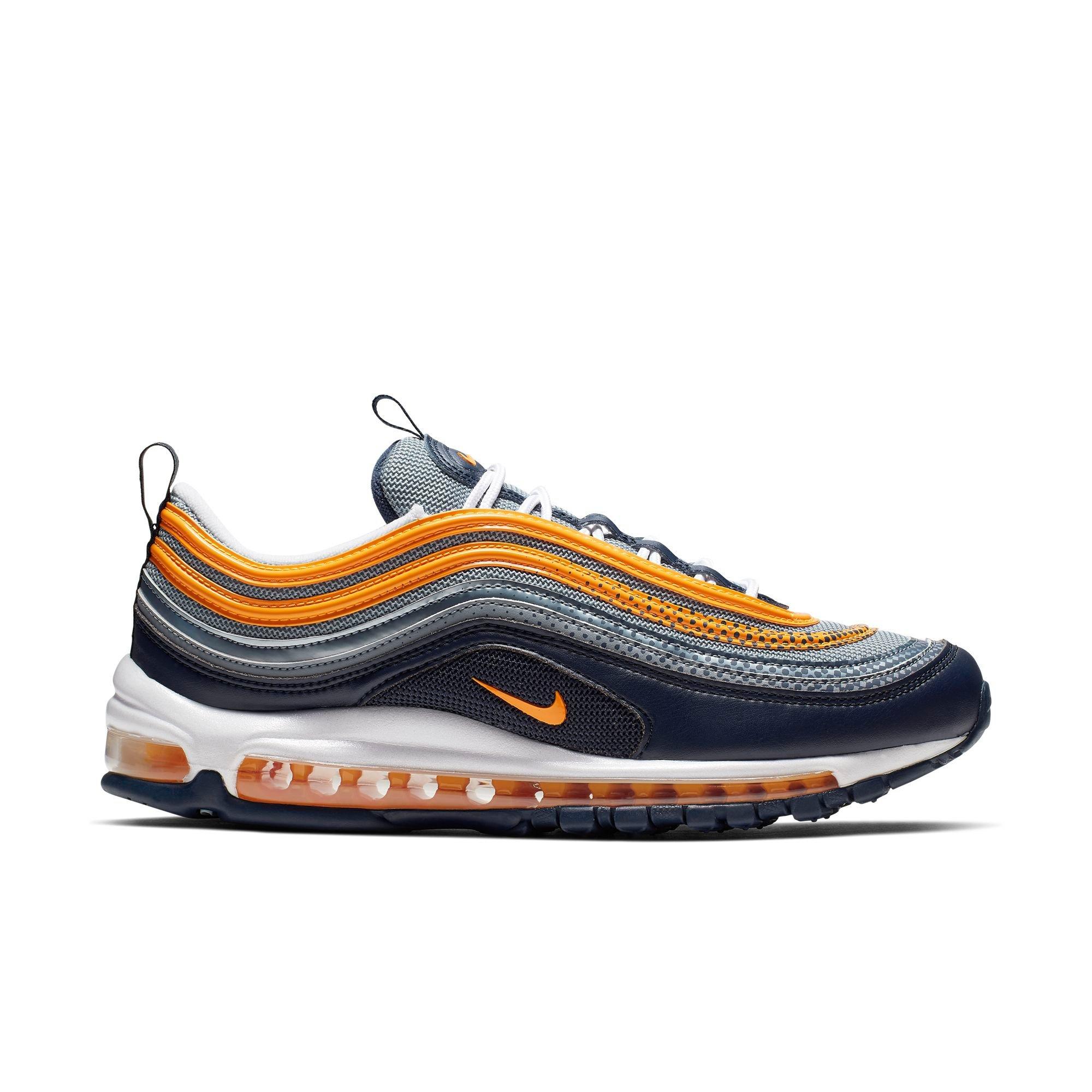 navy blue and orange air max 97