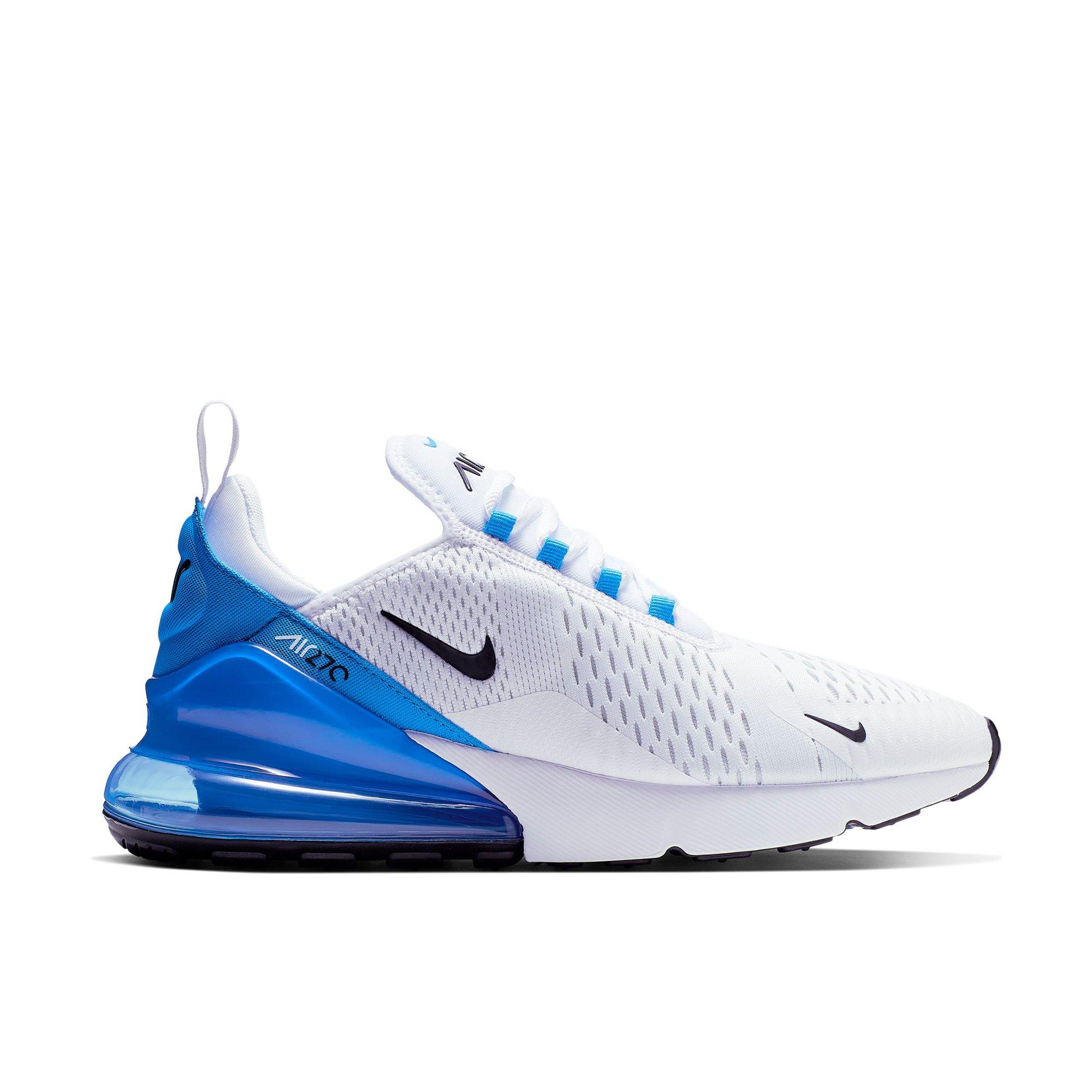 nike 270 mens white and blue