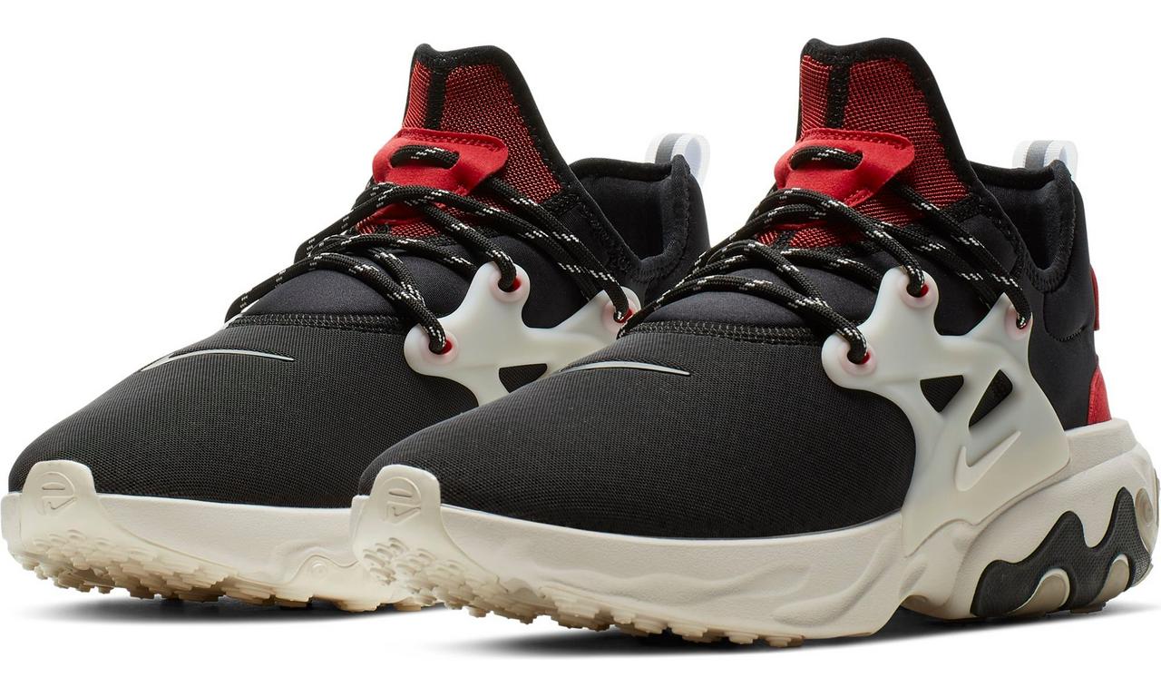 Sneaker Release Nike Presto React Desert Black Black Phantom Hyper Crimson Volt Shoes