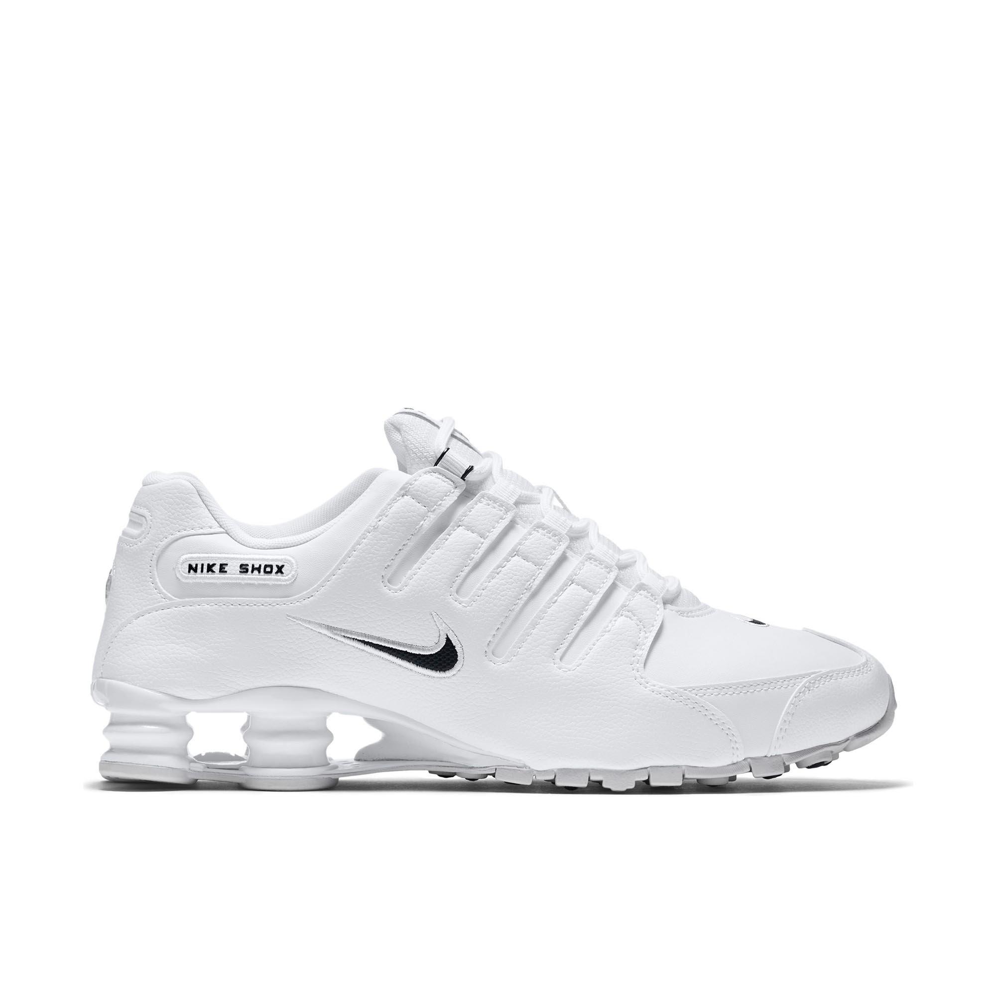 all white shox