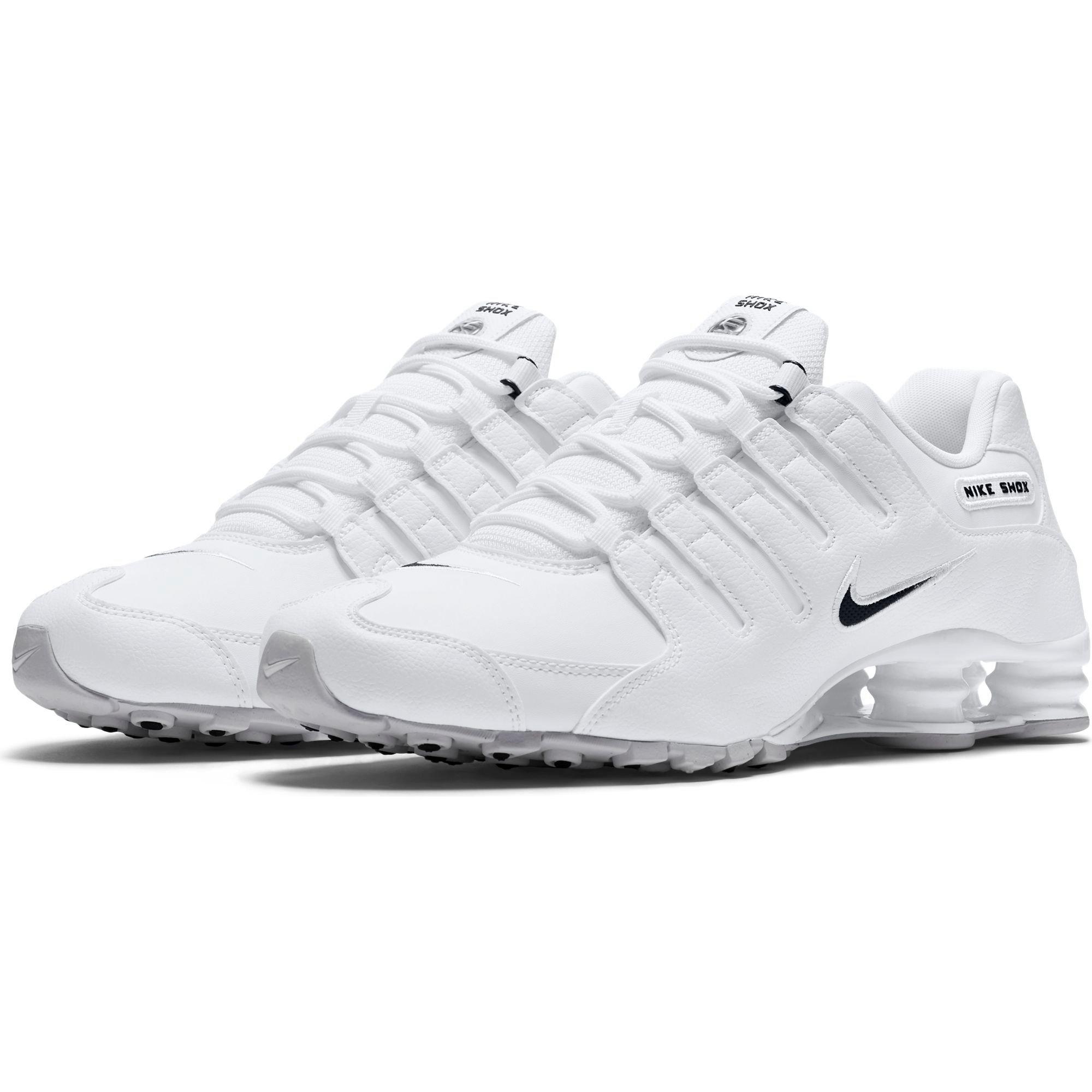 white nike shox mens