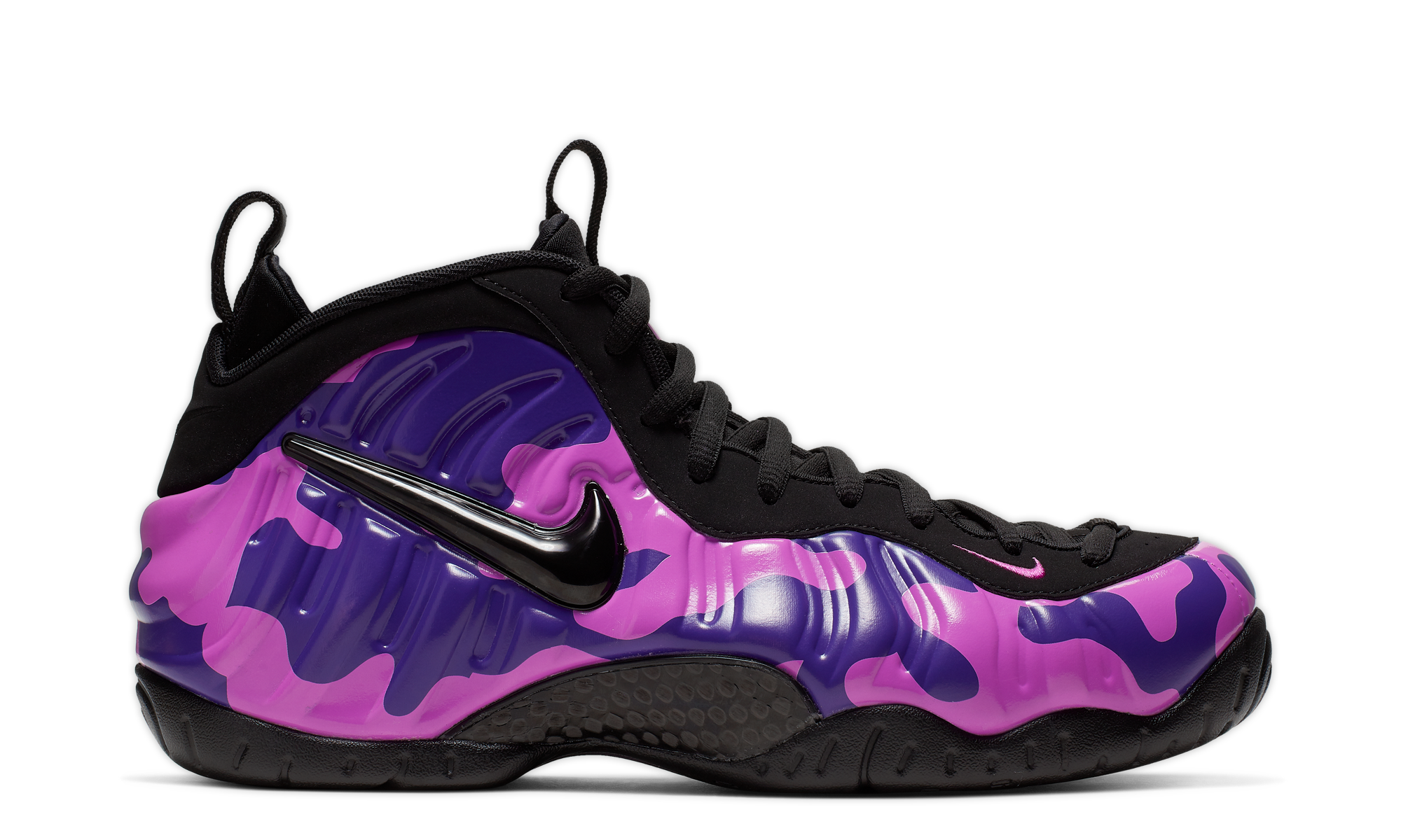 Sneaker Release Nike Foamposite Pro Black Court Purple Hyper Violet