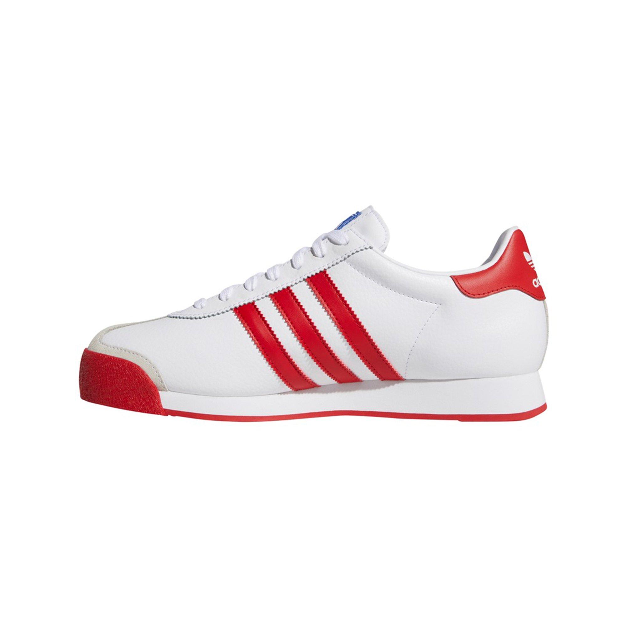 adidas samoa men's red and white